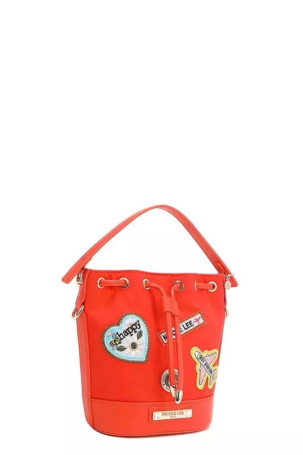 Nicole Lee USA Color Patch Bucket Bag - Image 3
