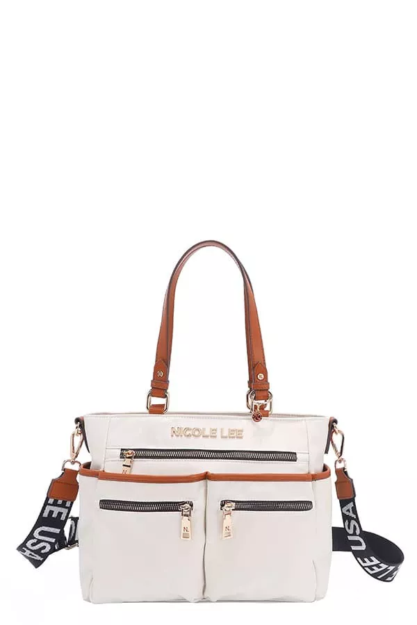 Nicole Lee USA Multi-Compartment Convertible Tote Bag - Image 15