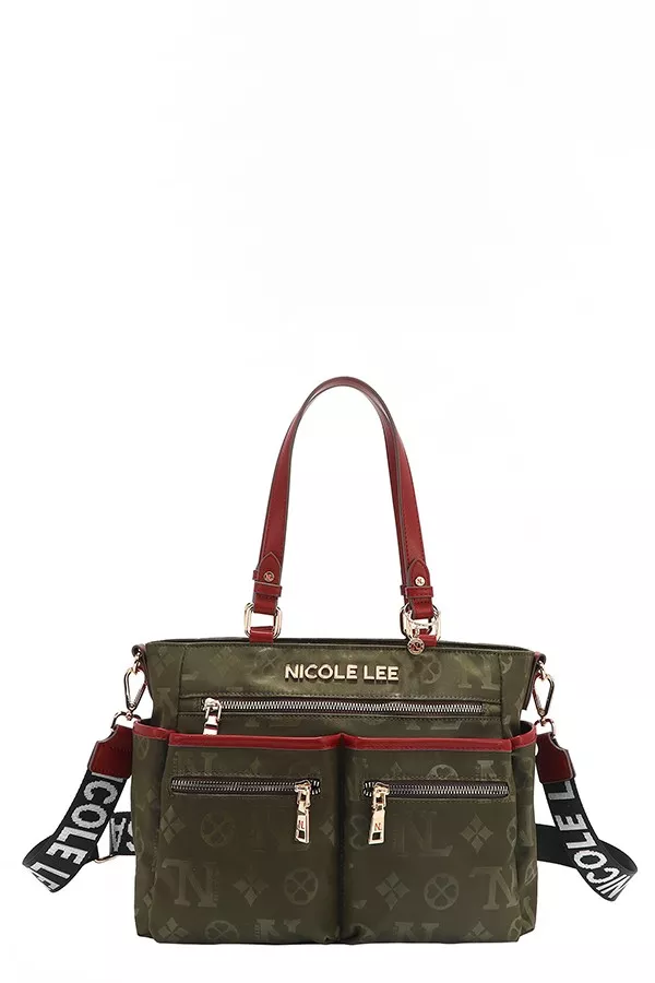 Nicole Lee USA Multi-Compartment Convertible Tote Bag - Image 3