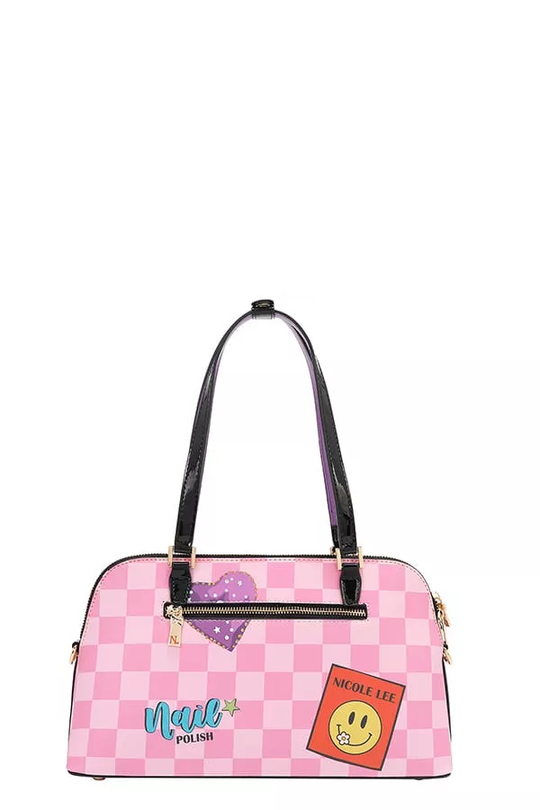 Nicole Lee USA Nail Polish Dome Shoulder Bag - Image 4