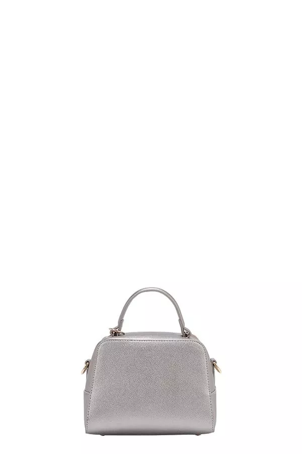 Nicole Lee USA Vegan Geometric Pattern Structured Handbag - Image 12