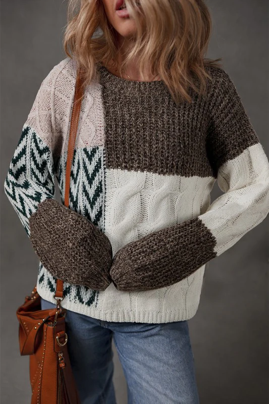Norah Knotted Loose Fit Sweater - Image 3