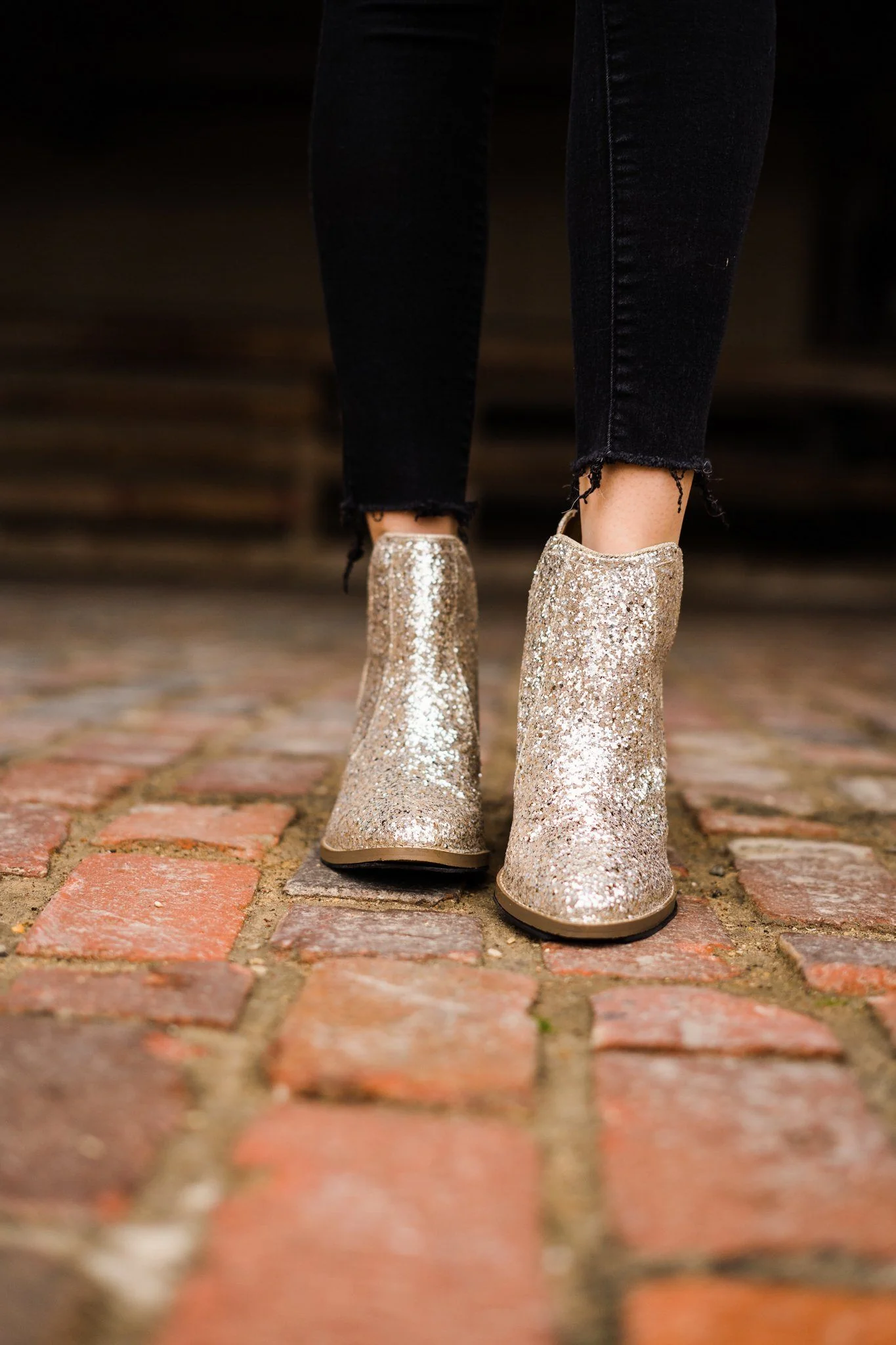 Fiera Booties in Gold - Image 11
