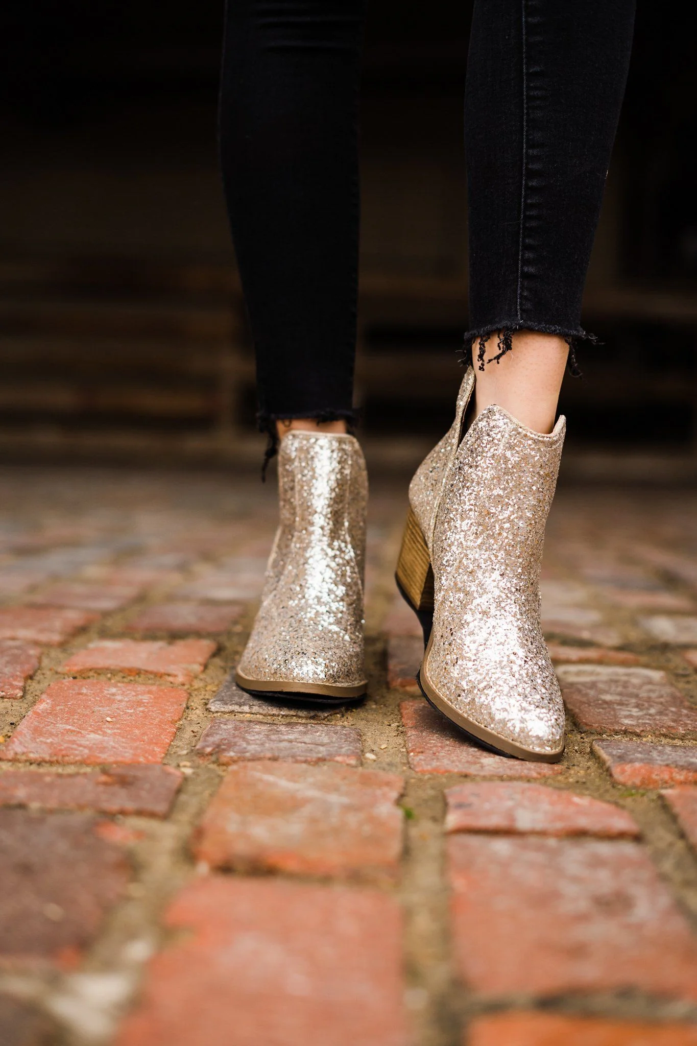 Fiera Booties in Gold - Image 12