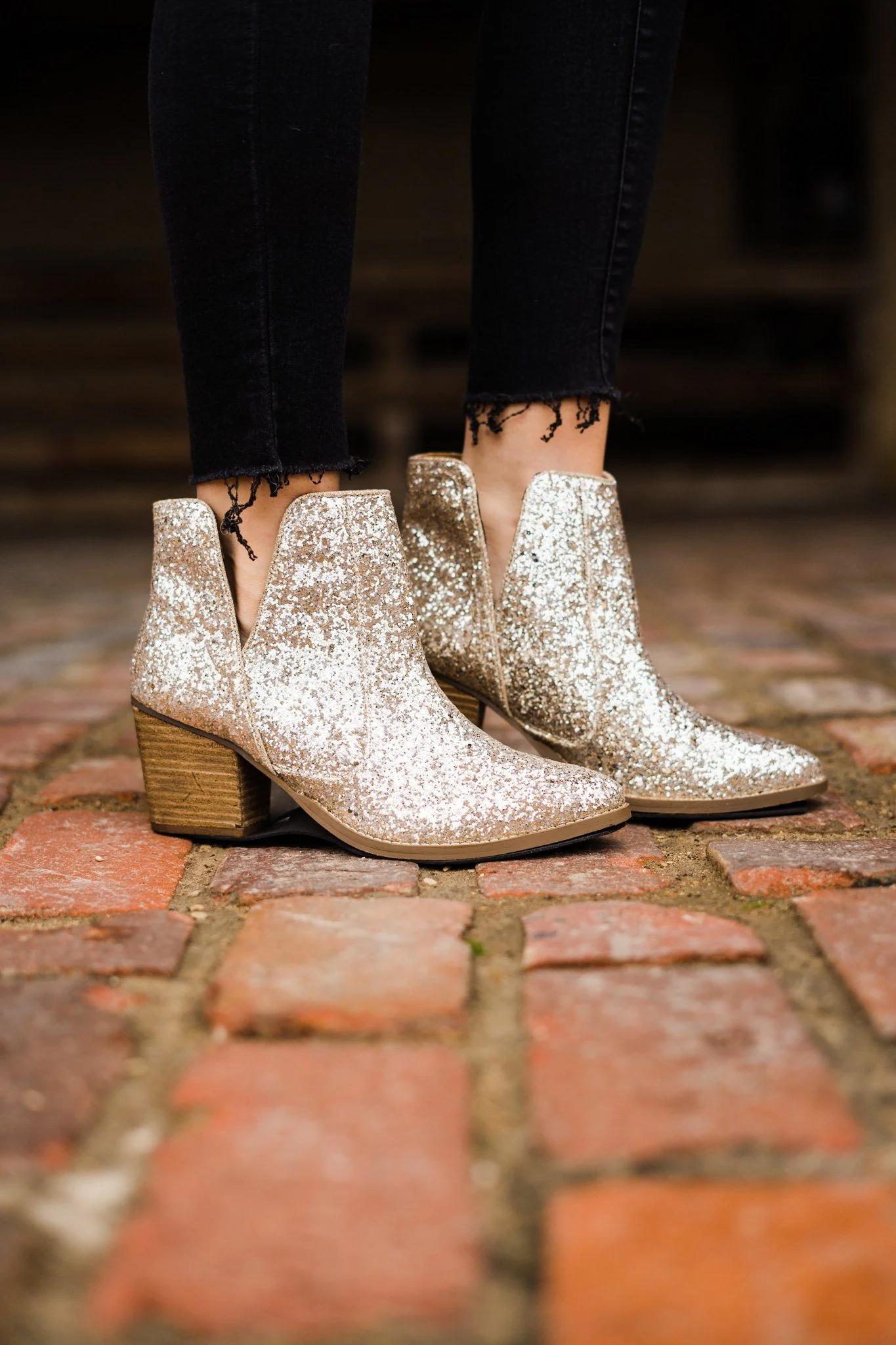Fiera Booties in Gold - Image 14