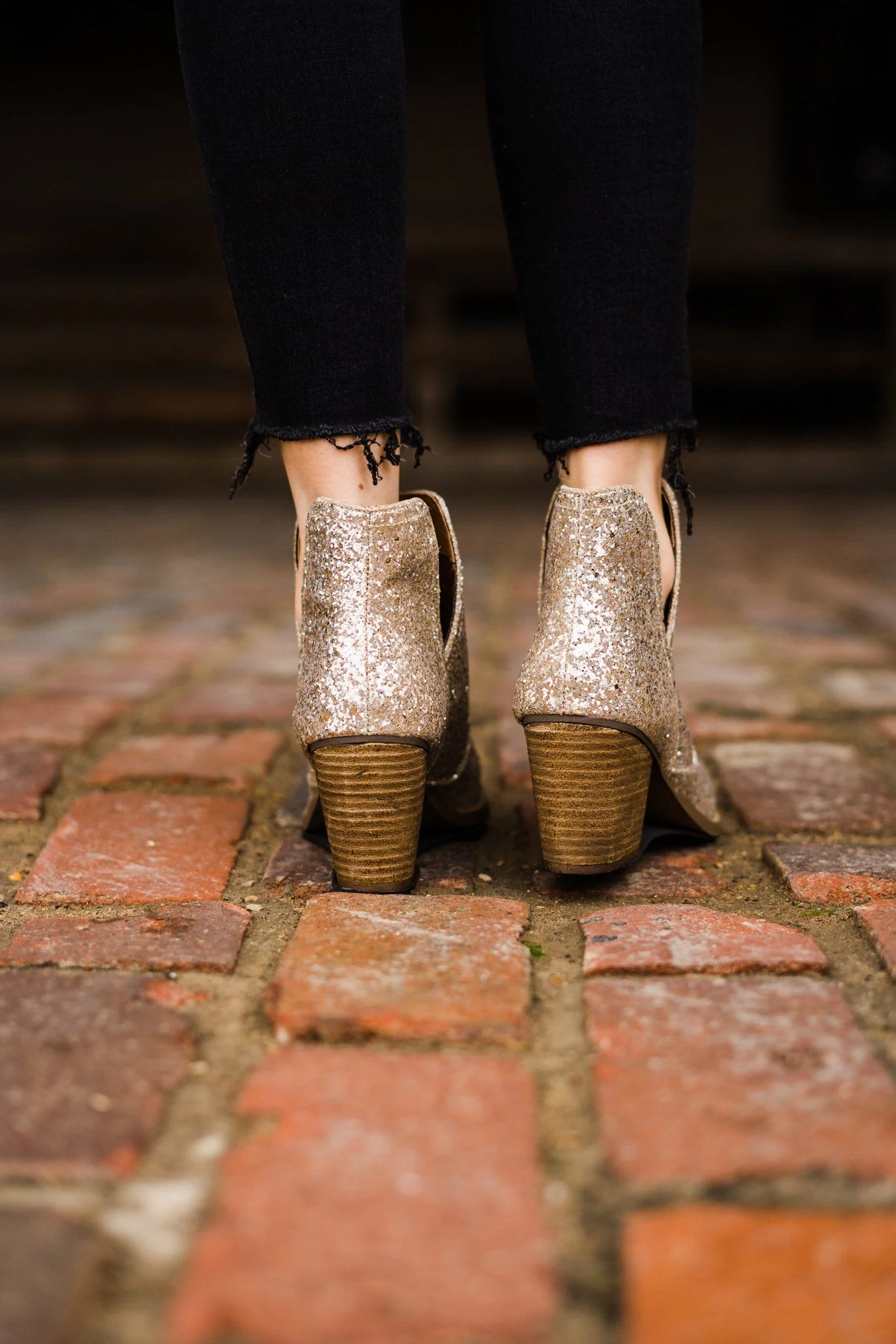 Fiera Booties in Gold - Image 15