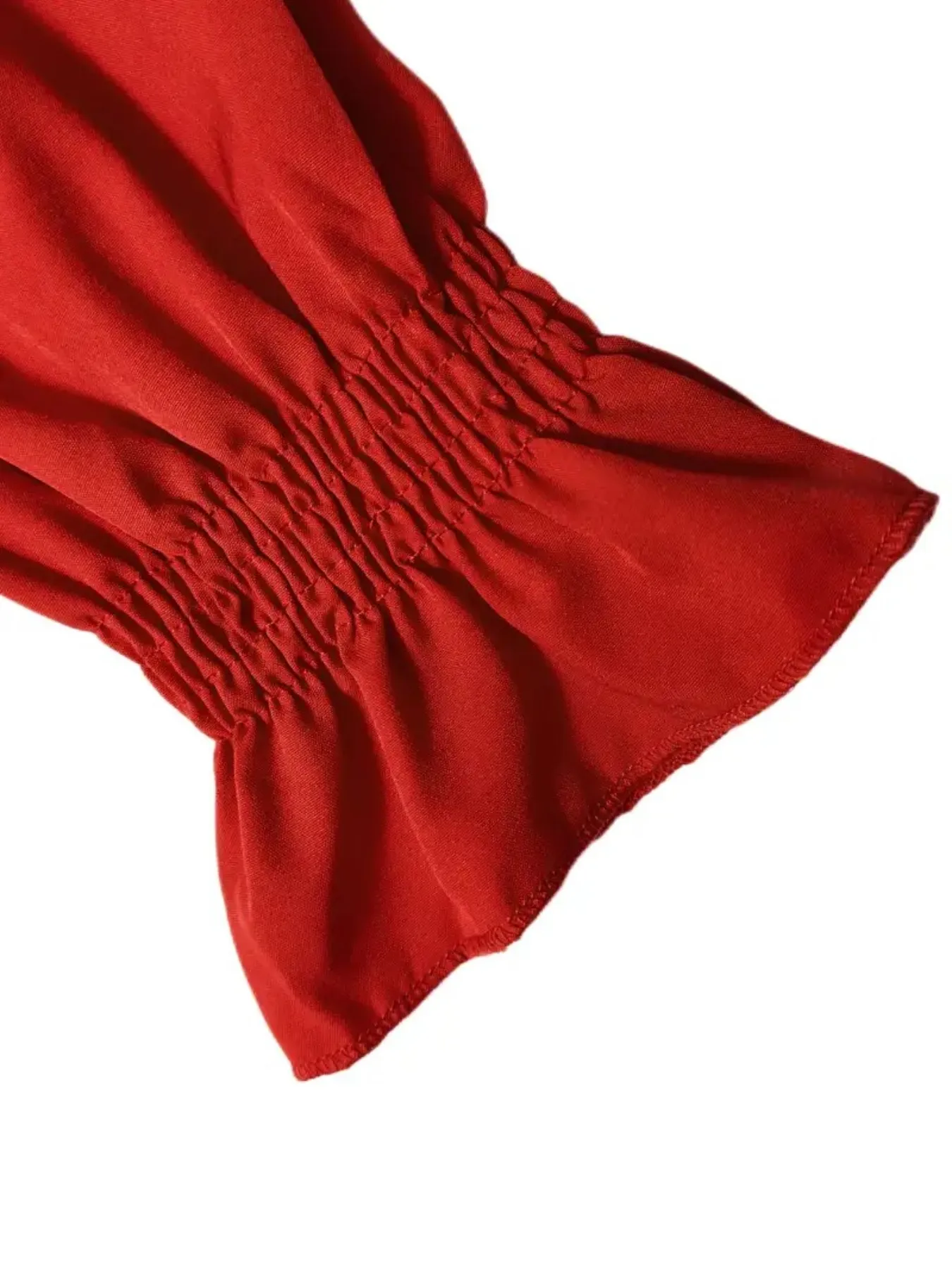 Off-Shoulder Flounce Sleeve Blouse - Image 4