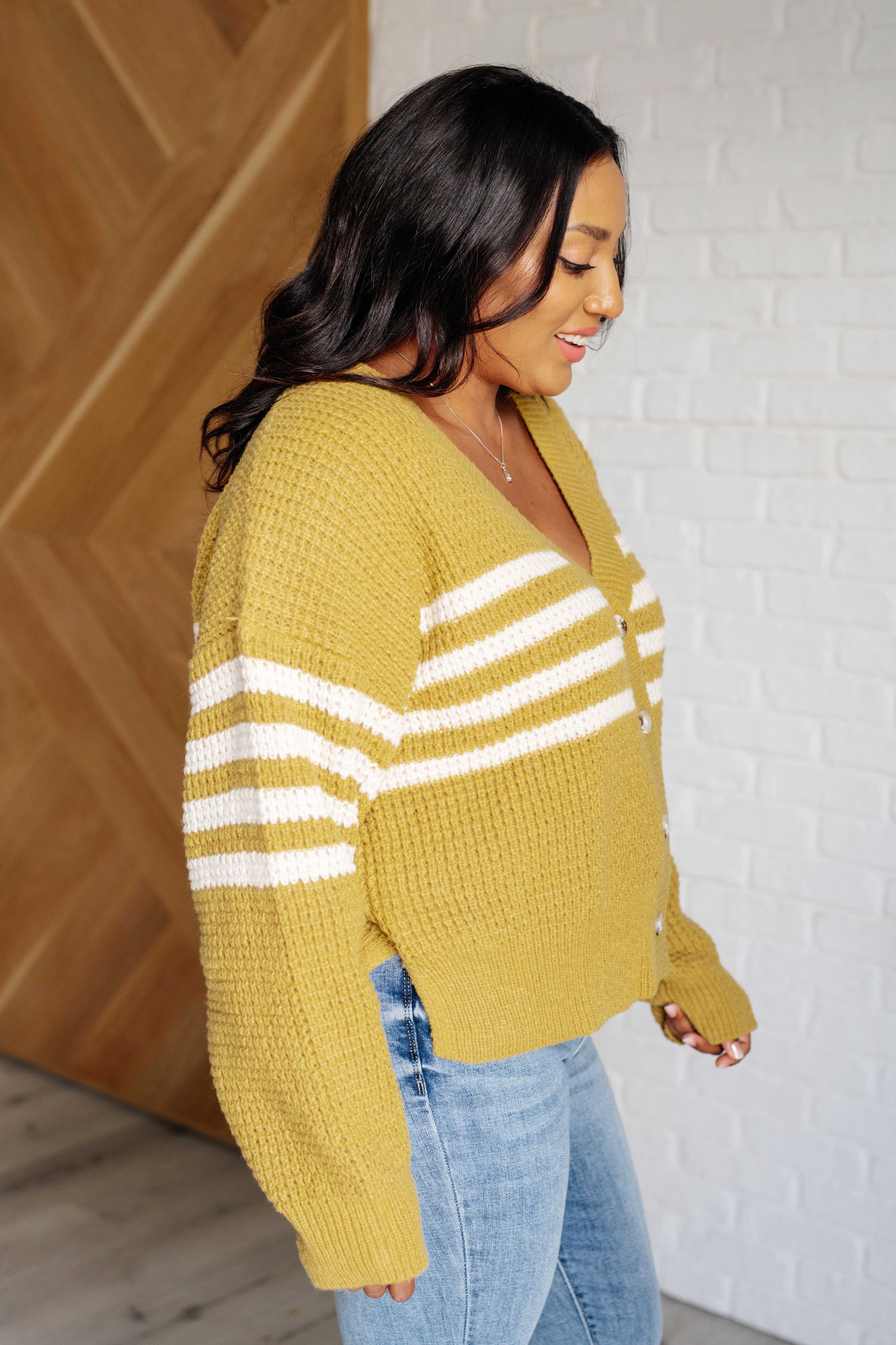 On Top of the World Striped Cardigan - Image 7