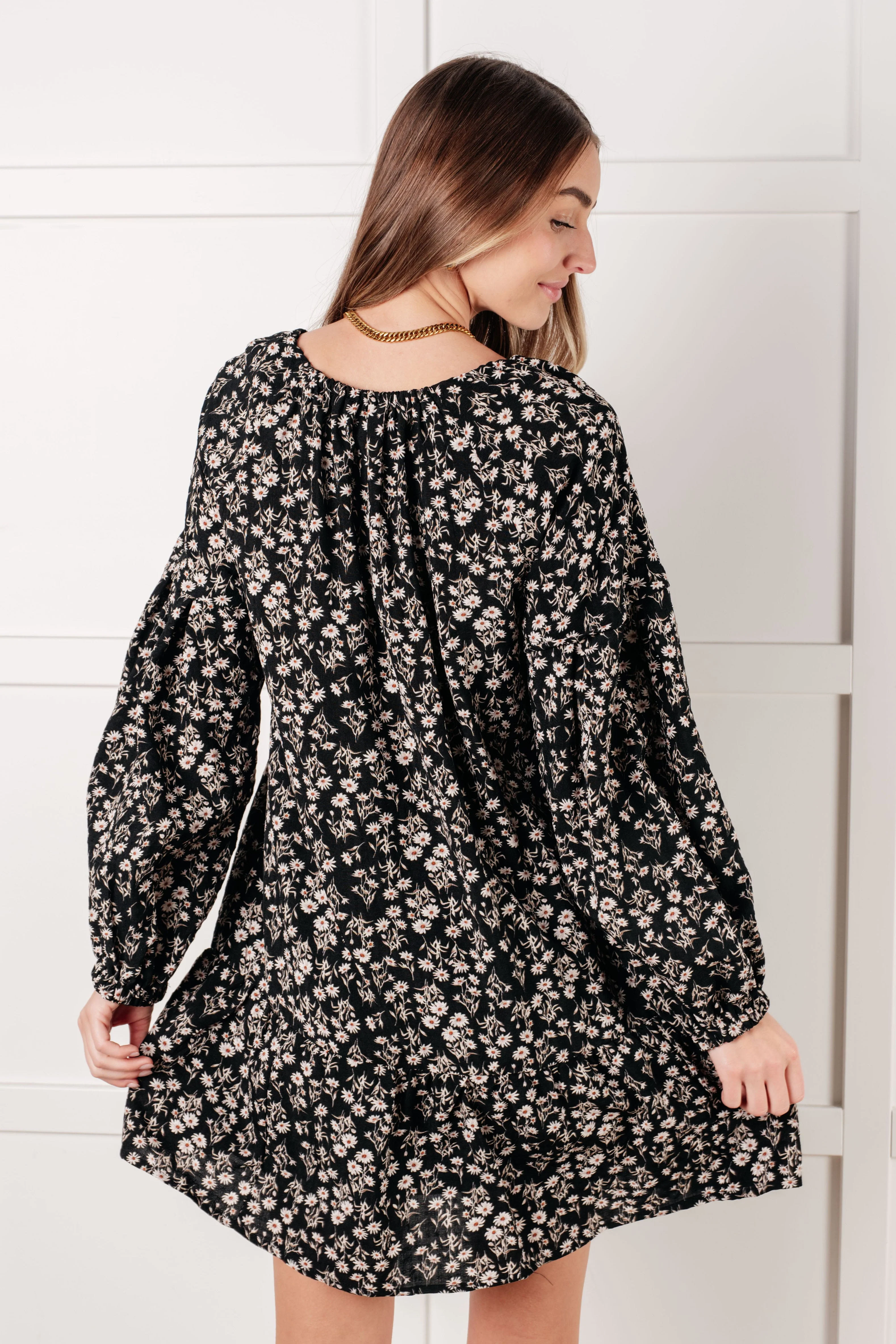 Once Again V-Neck Floral Dress - Image 12