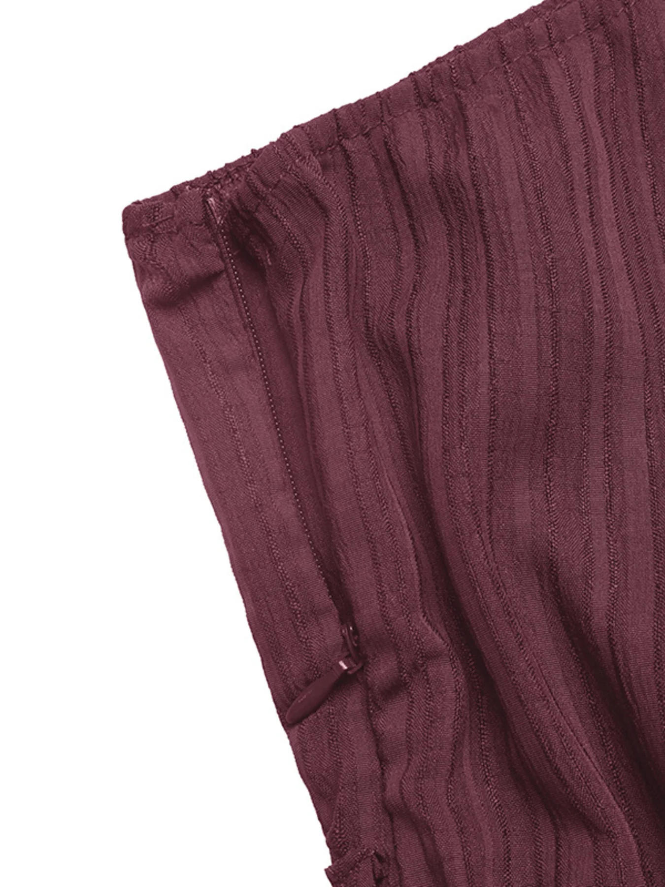 One-Shoulder Tie Waist Romper - Image 8