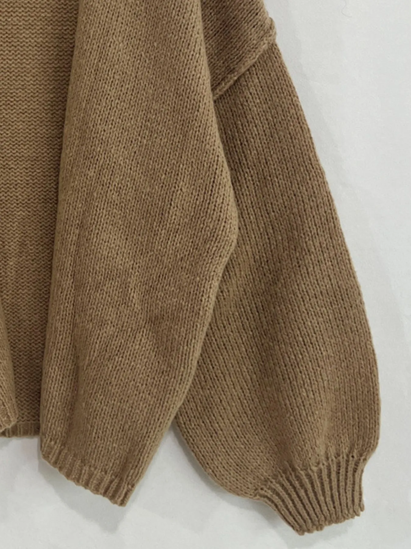 Open Front Dropped Shoulder Cardigan - Image 26