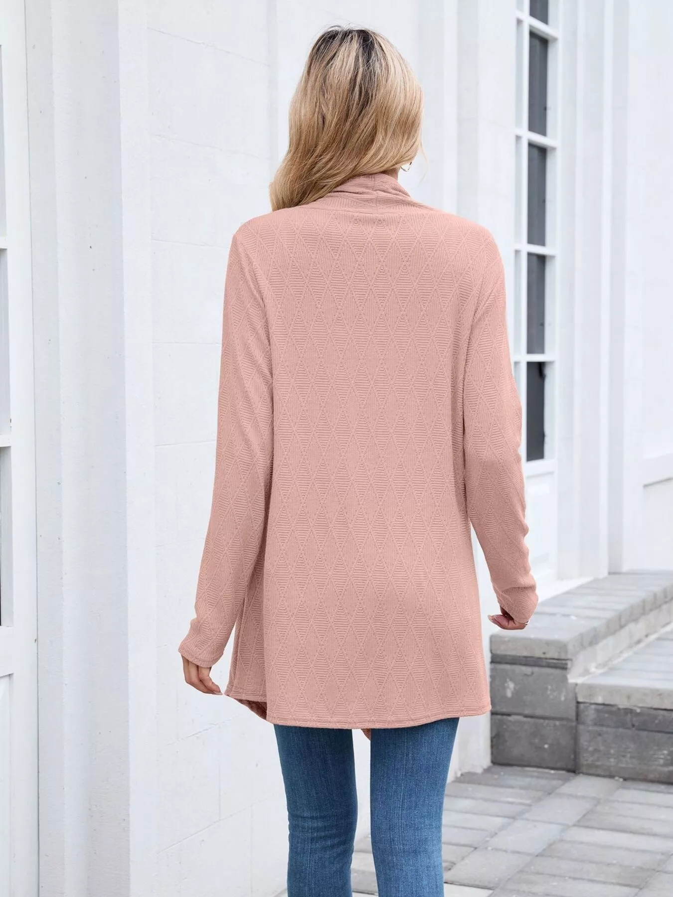 Open Front Long Cardigan - Image 24