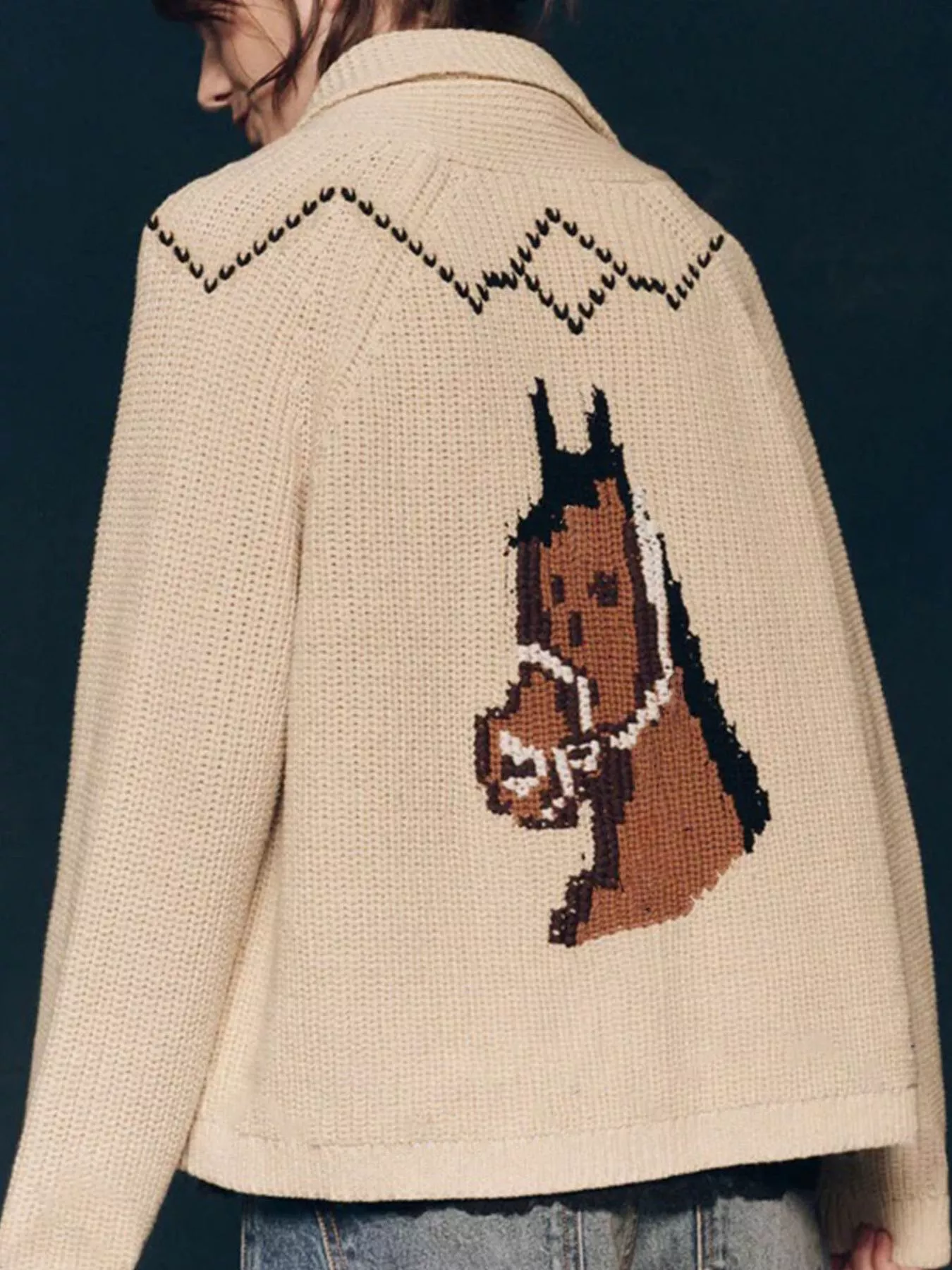 Open Front Long Sleeve Cardigan - Image 7