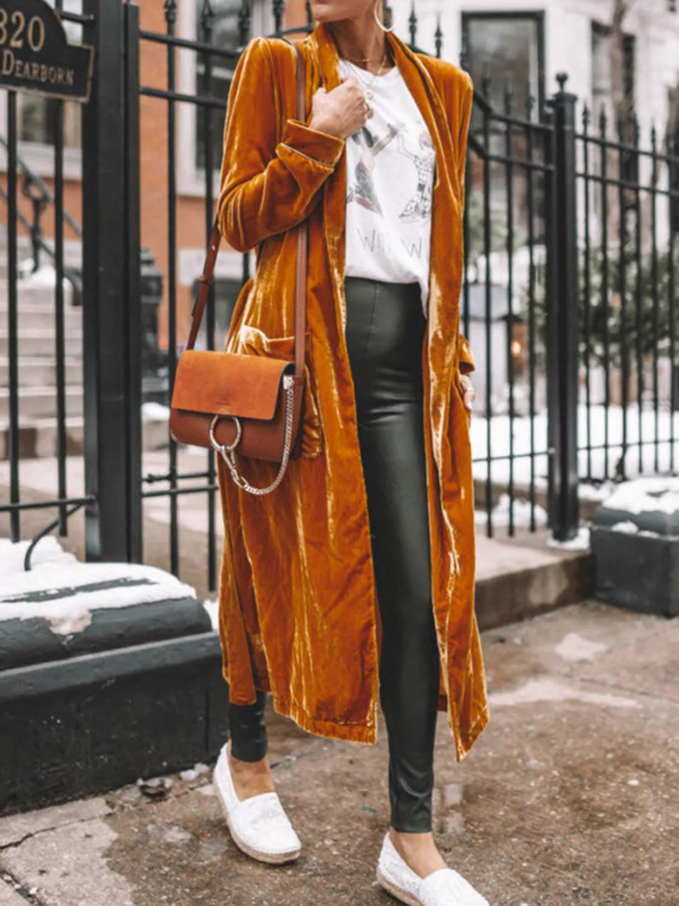 Open Front Long Sleeve Longline Cardigan - Image 23