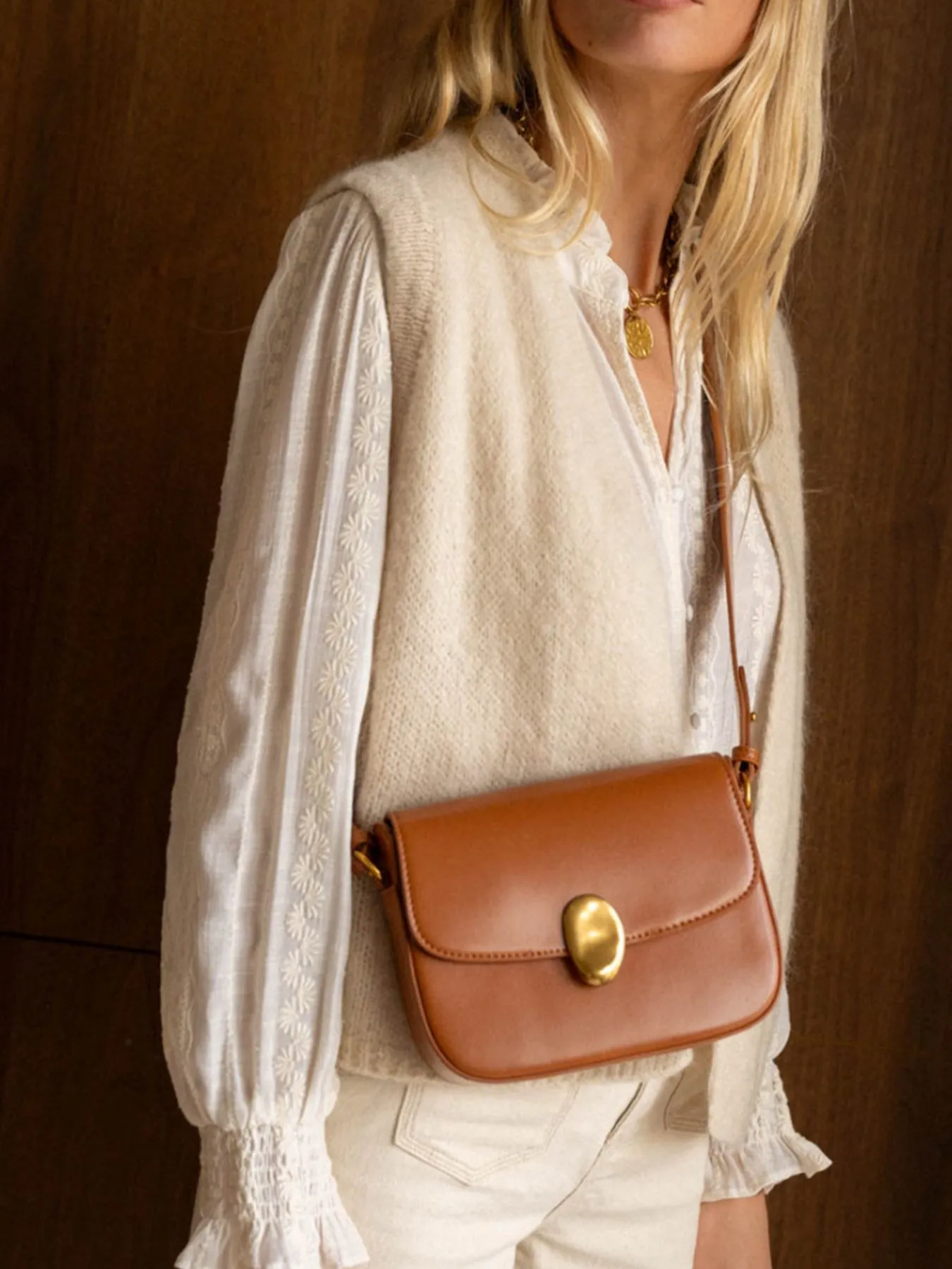 Open Front Sweater Vest - Image 5
