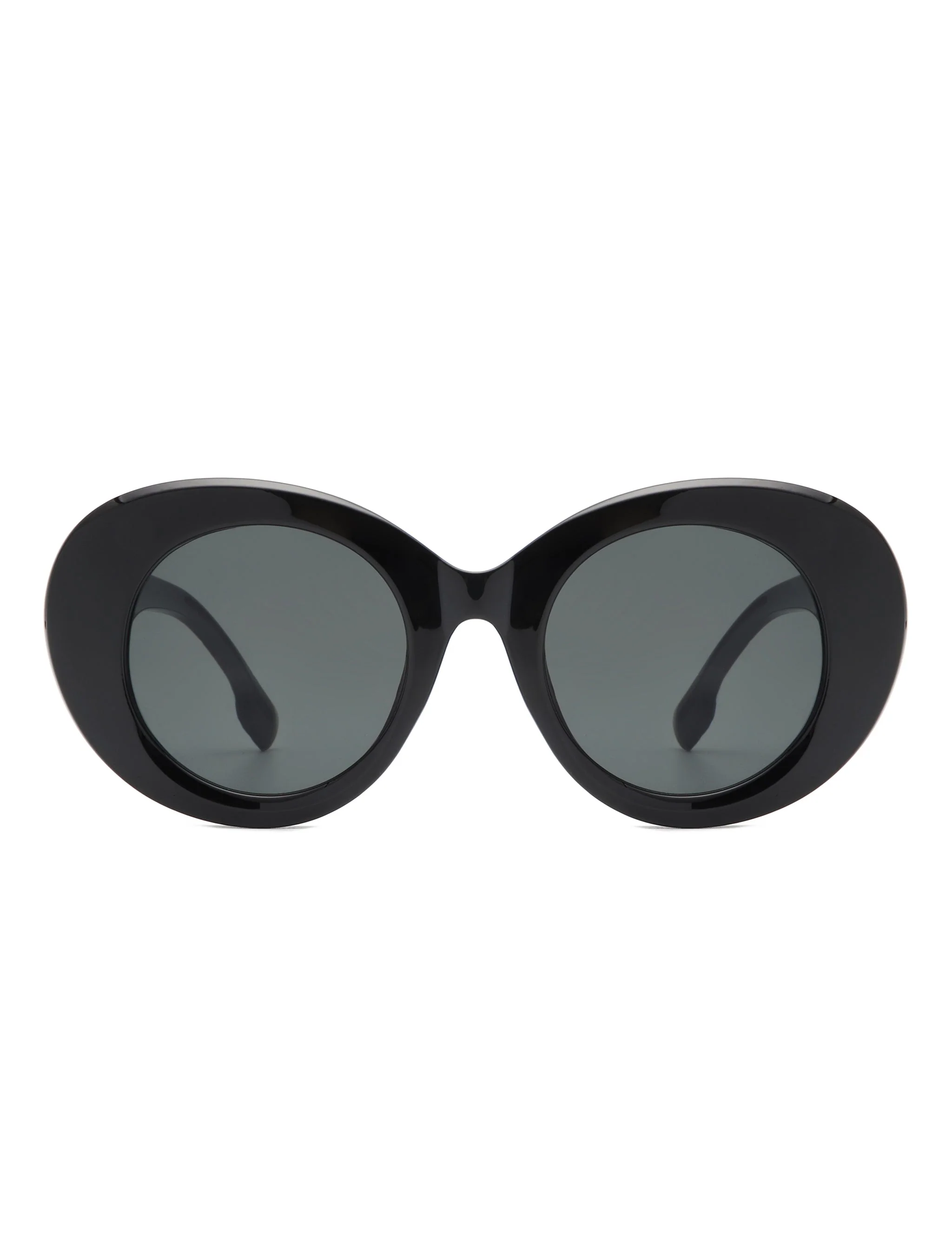 Optic - Round Oval Oversized Women's Fashion Sunglasses - Image 2