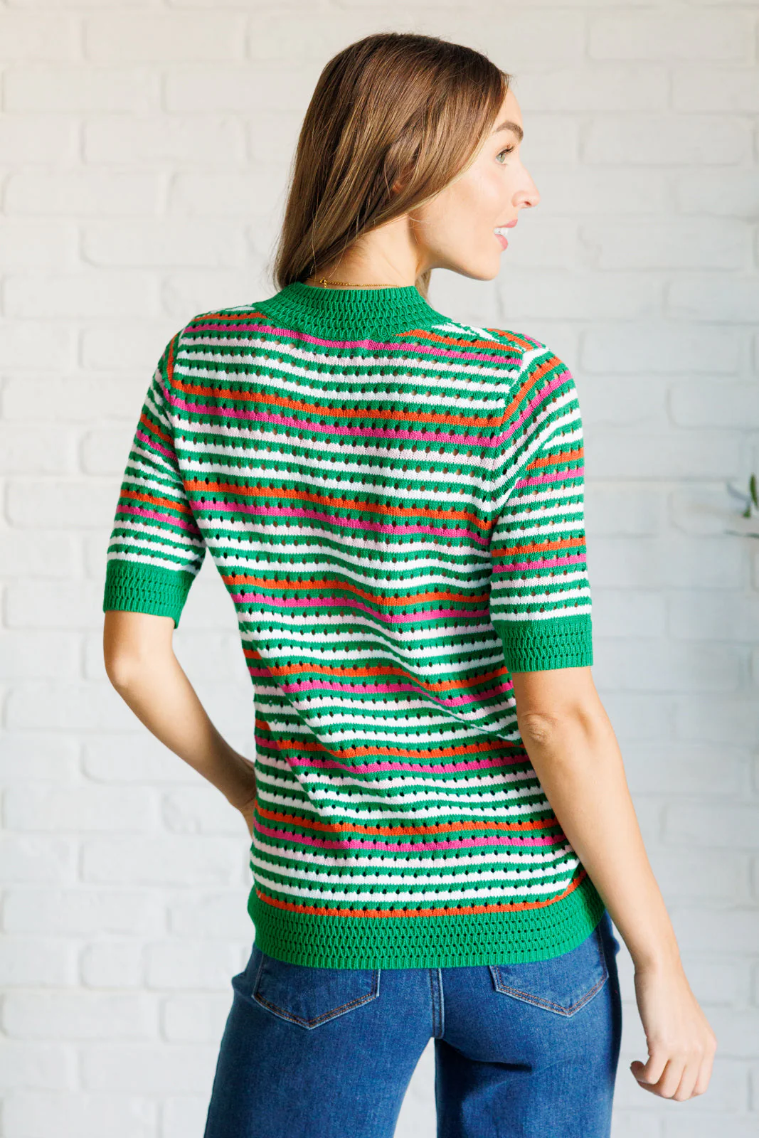 Our Situationship Knit Striped Top - Image 10