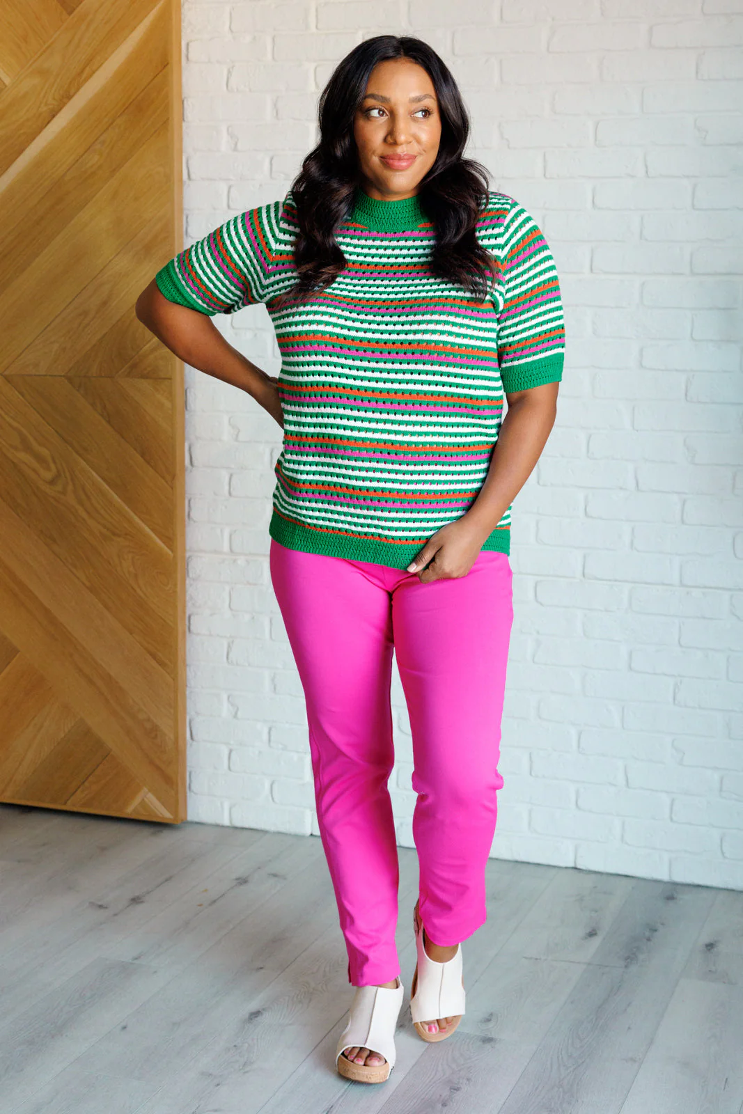 Our Situationship Knit Striped Top - Image 5