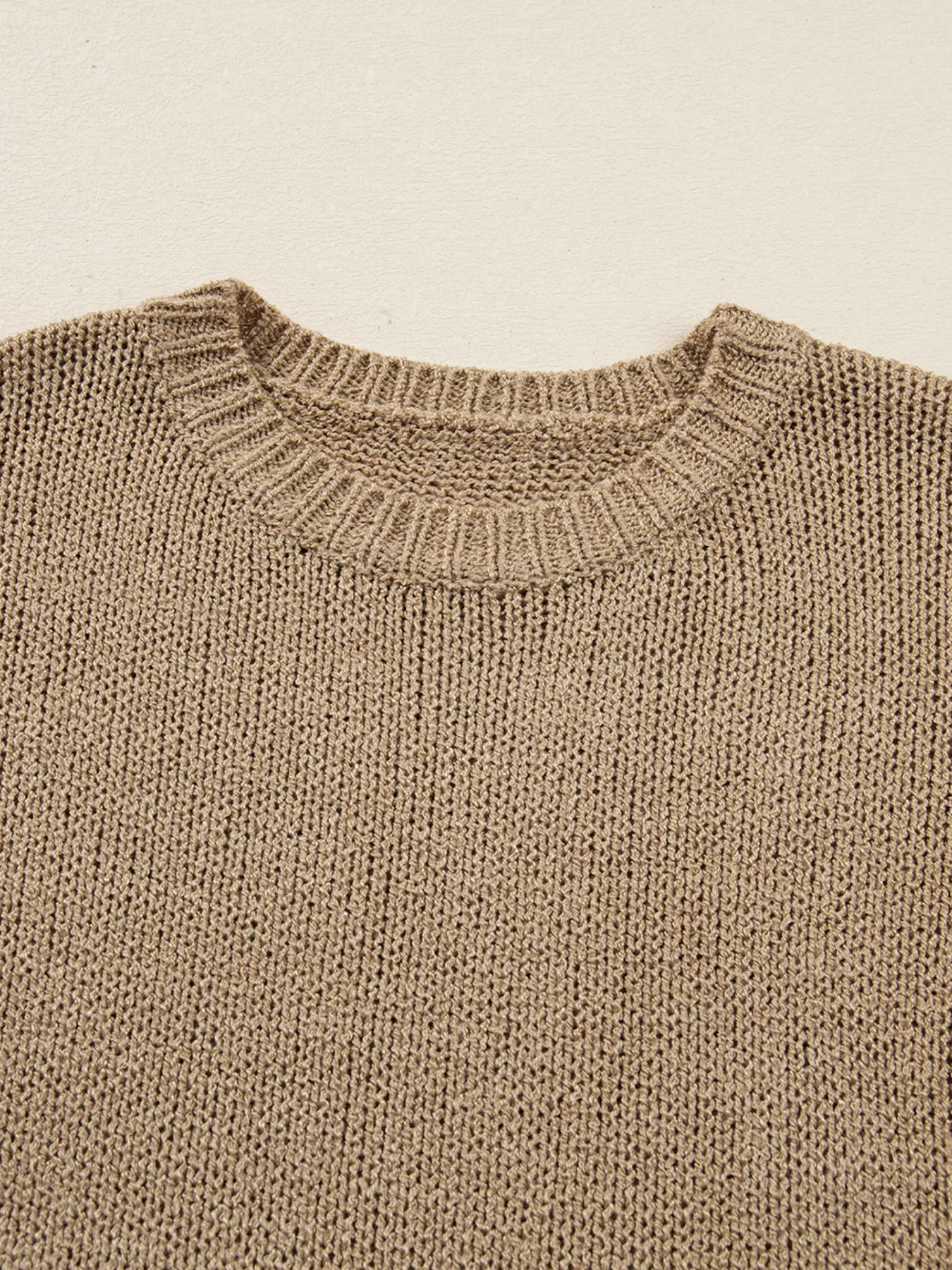 Oversize Drop Shoulder Slouchy Sweater Dress - Image 7