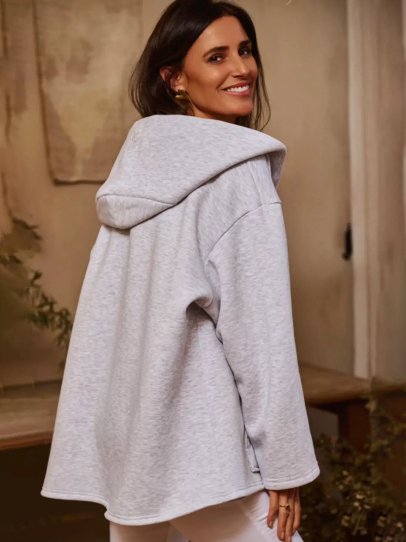 Oversized Dropped Shoulder Hoodie - Image 2
