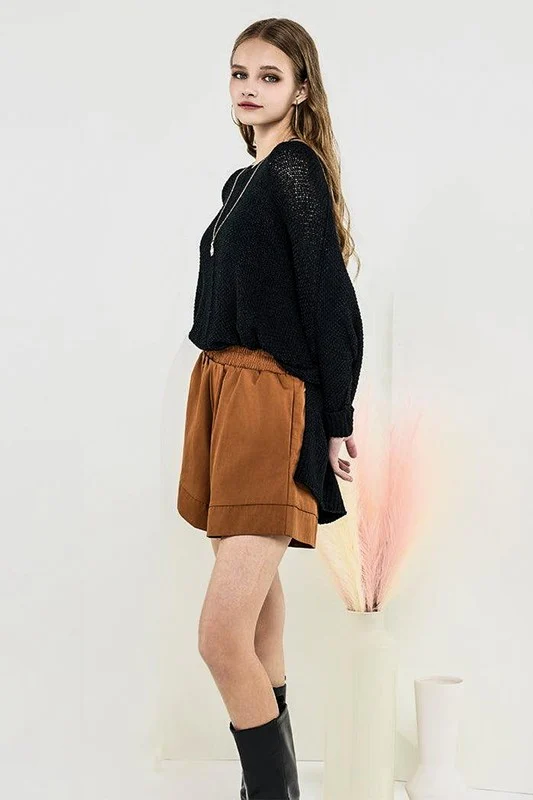 Oversized High Low Loose Lightweight Sweater - Image 18
