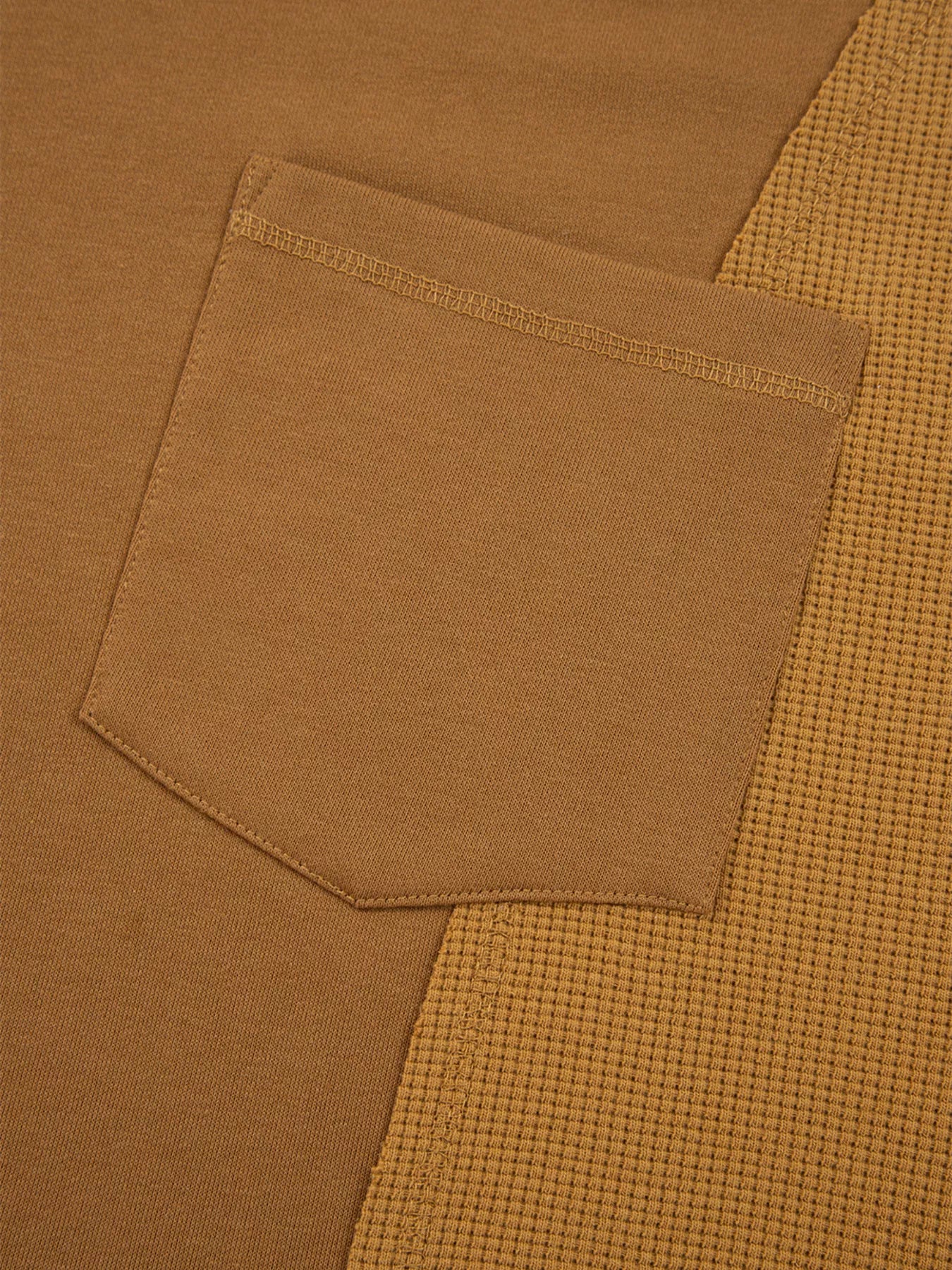 Oversized Textured Split Neck High Low Sweatshirt - Image 7