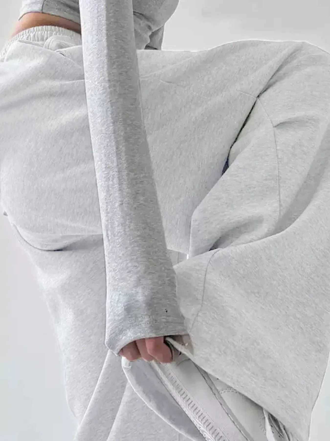 Oversized Wide Leg Drawstring Pants - Image 5