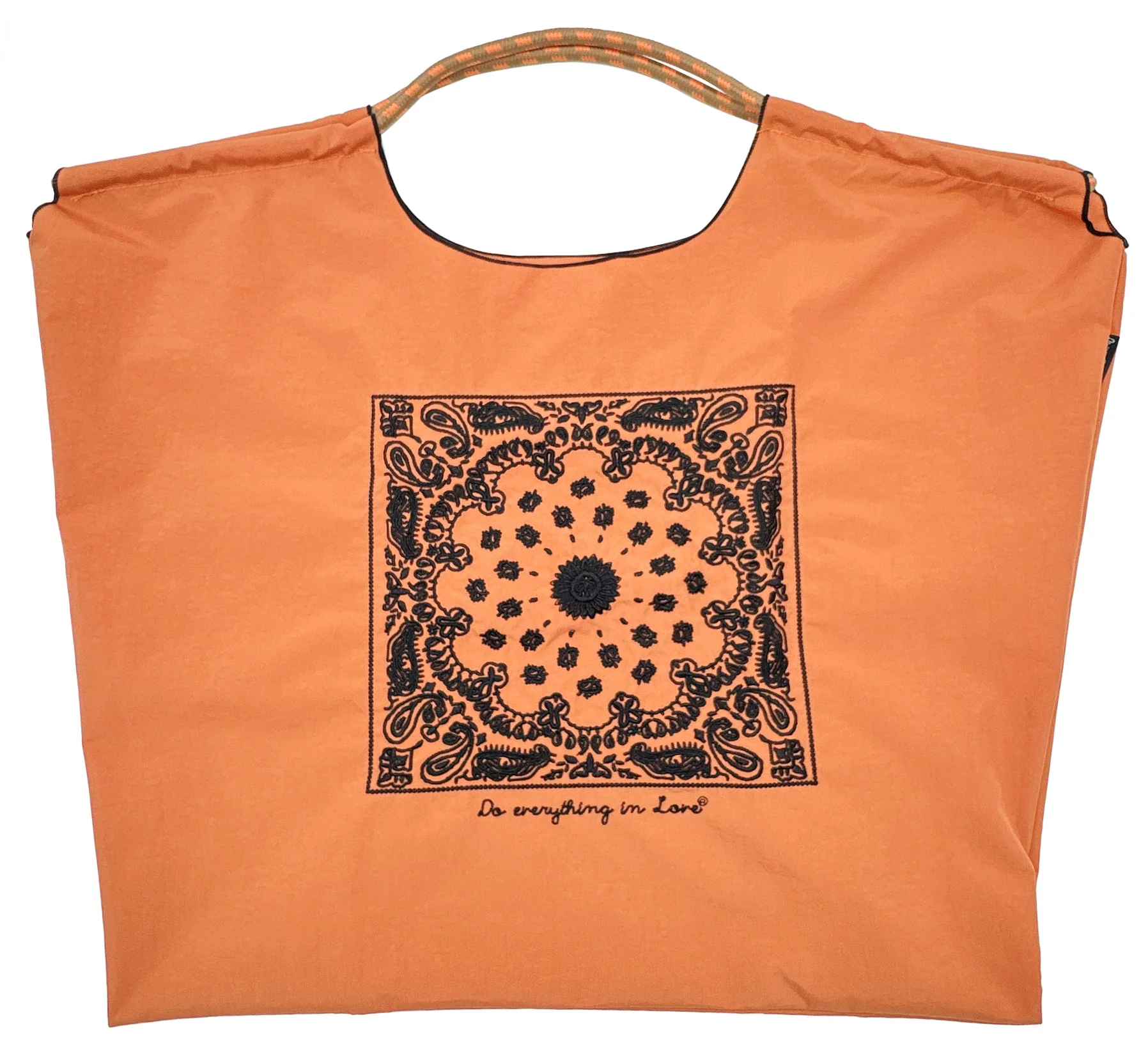 Paisley Pattern Rope Bag - Image 10