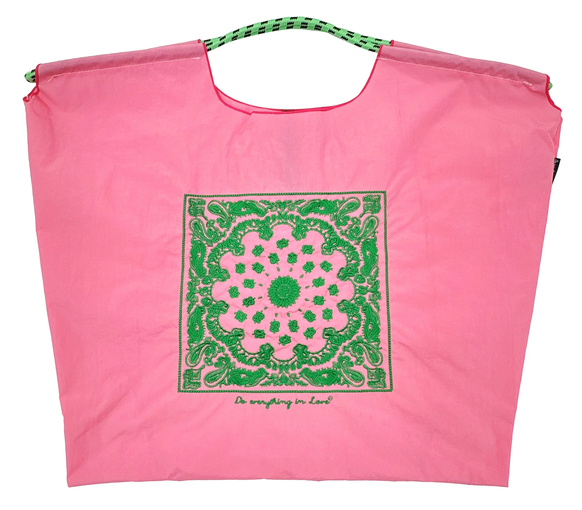 Paisley Pattern Rope Bag - Image 8
