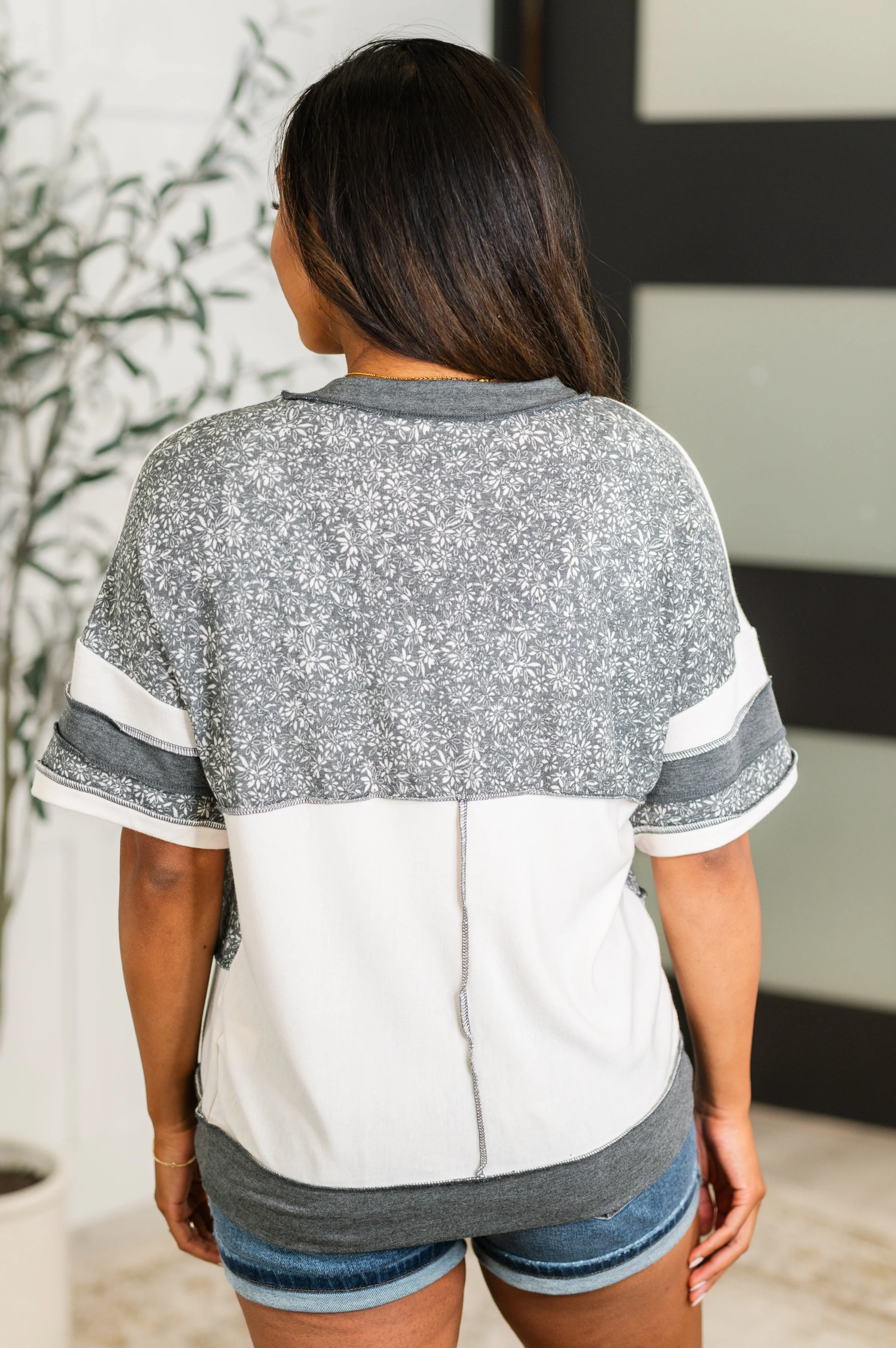 Patch Me If You Can Drop Shoulder Top - Image 5