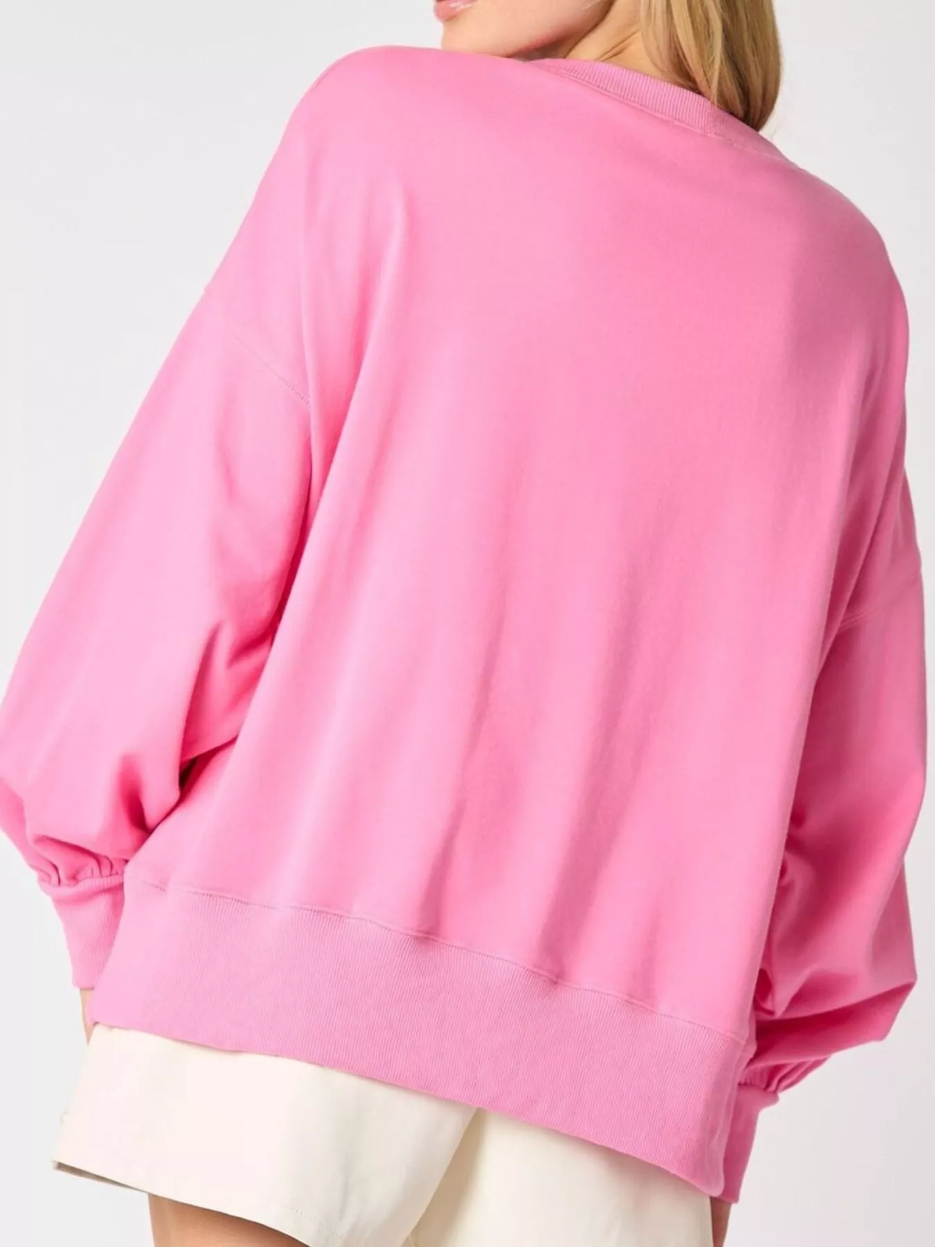 Pearl Embellished Bow Long Sleeve Sweatshirt - Image 19