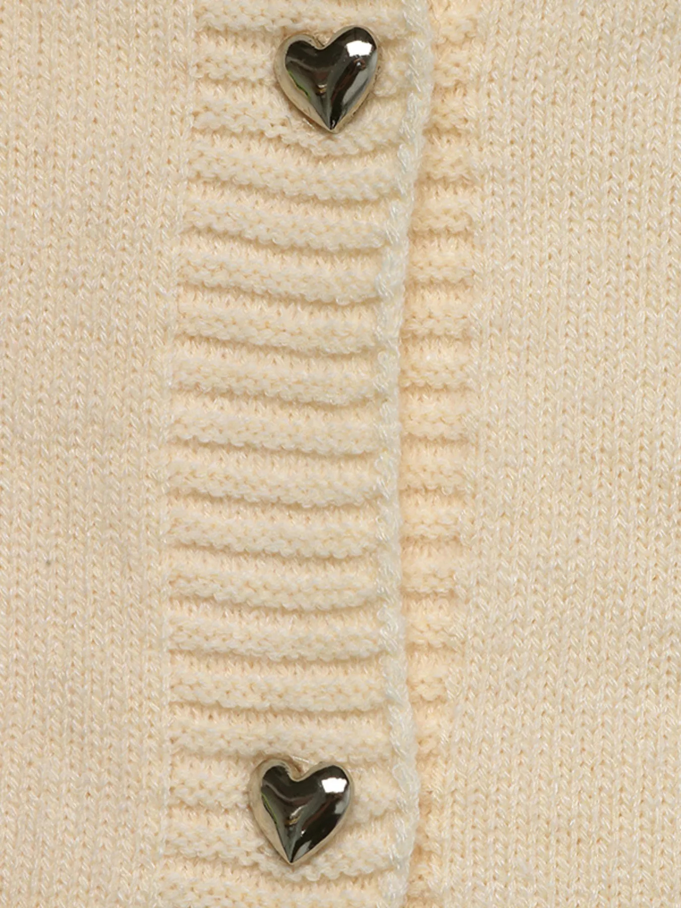 Pearl Embellished Button-Up Cardigan - Image 8