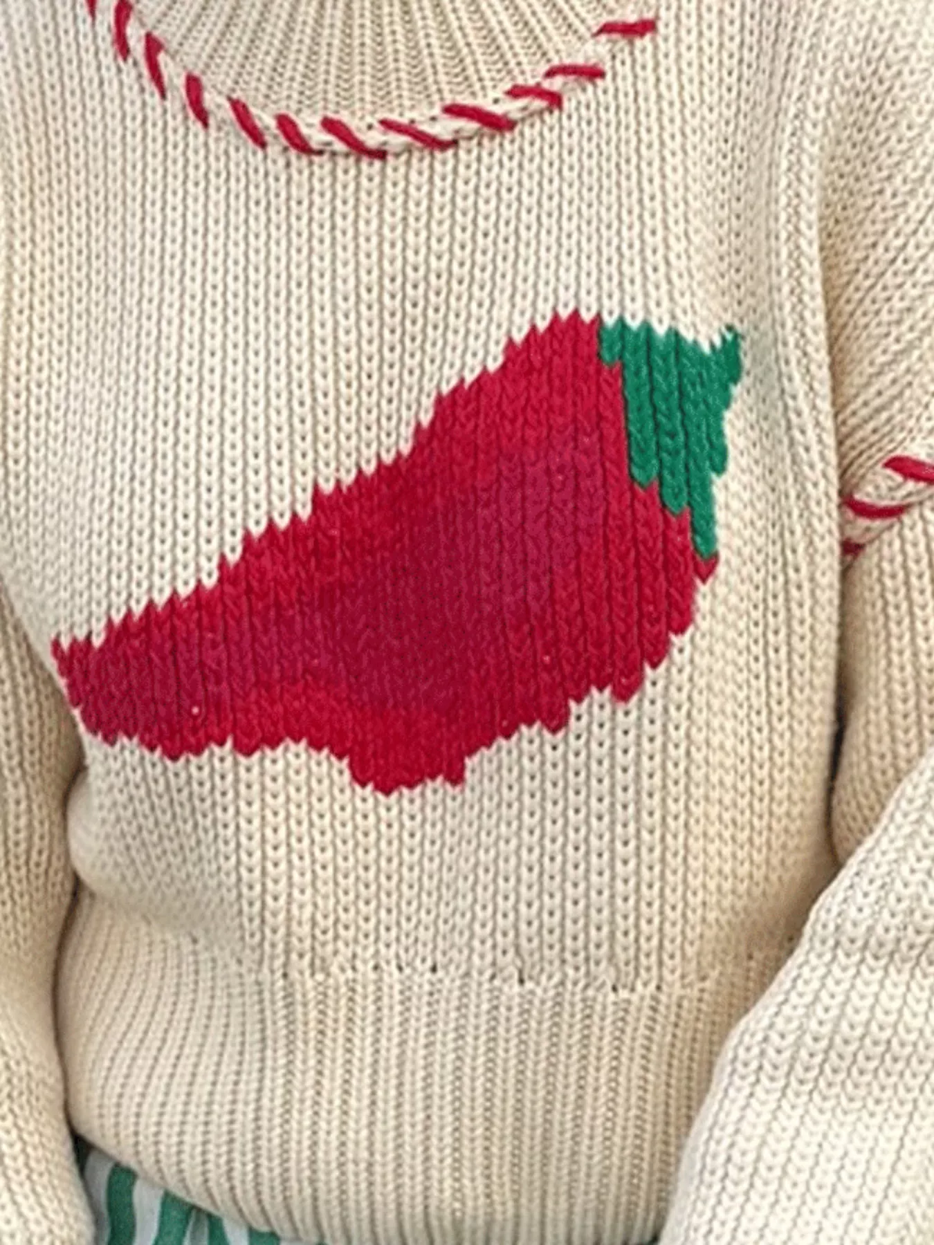 Pepper Round Neck Long Sleeve Sweater - Image 4