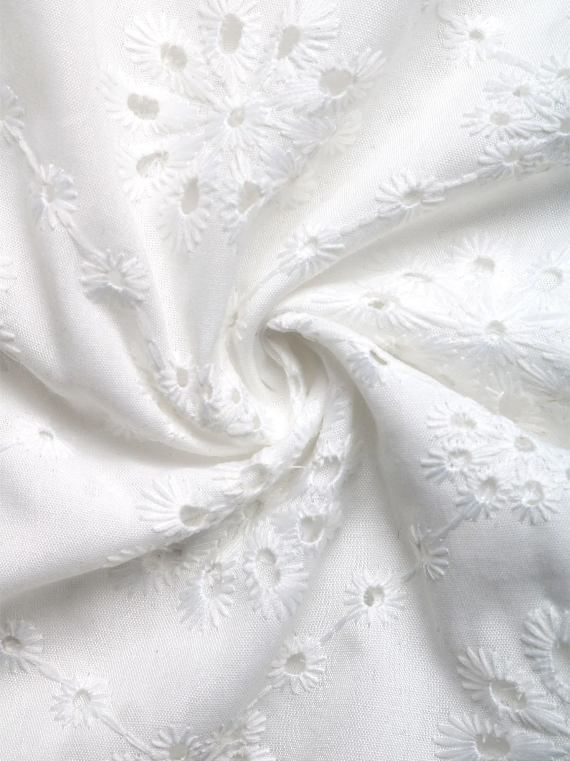 Perfee Eyelet Notched Ruffled Cap Sleeve Blouse - Image 7