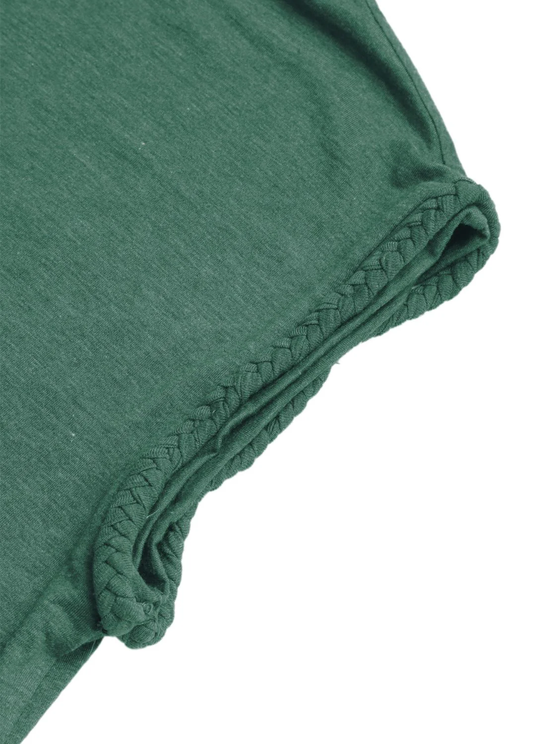 Perfee Round Neck Cap Sleeve T-Shirt - Image 7