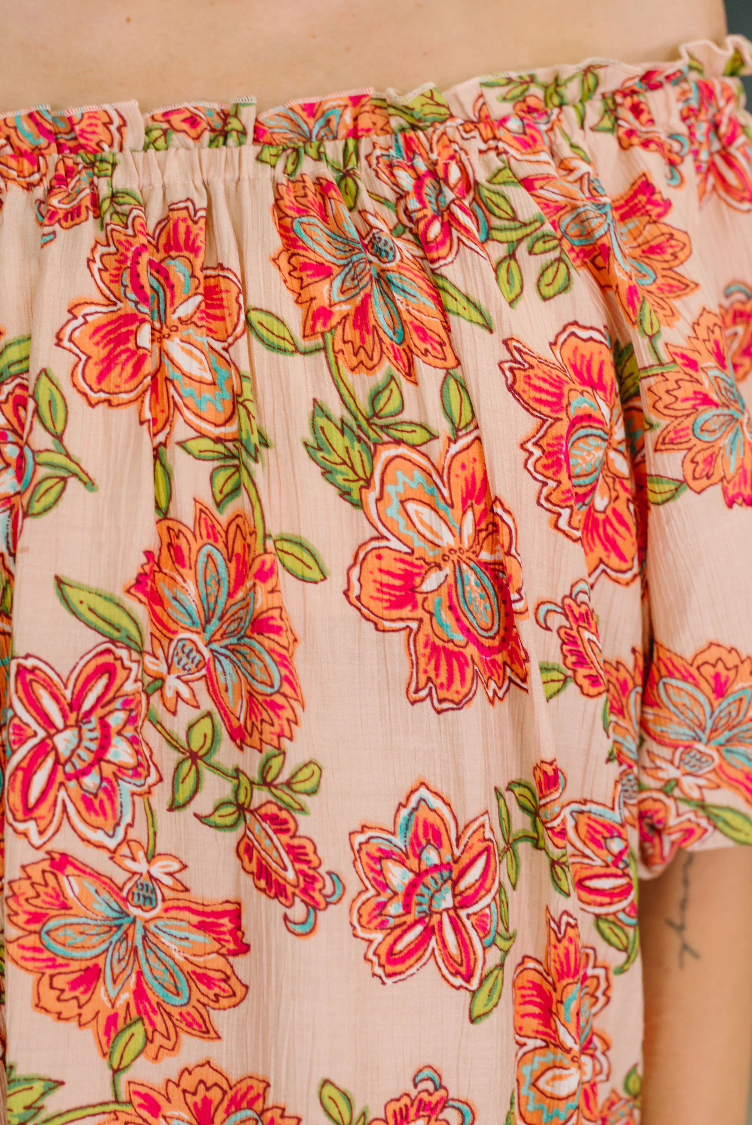 Petal Perfect Off the Shoulder Blouse - Image 2