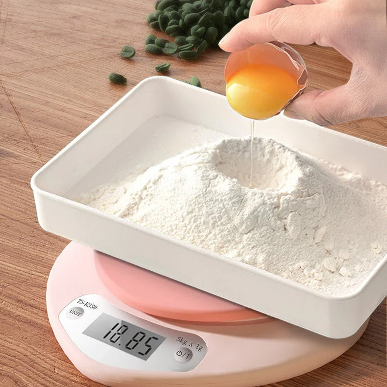 Pink Heart-Shaped Kitchen Scale - Image 3
