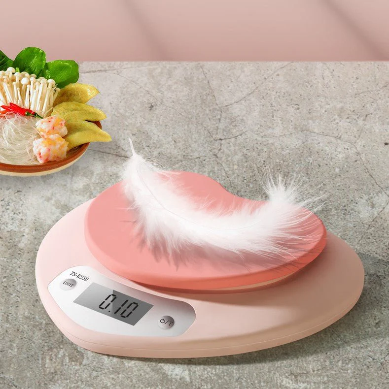 Pink Heart-Shaped Kitchen Scale - Image 4