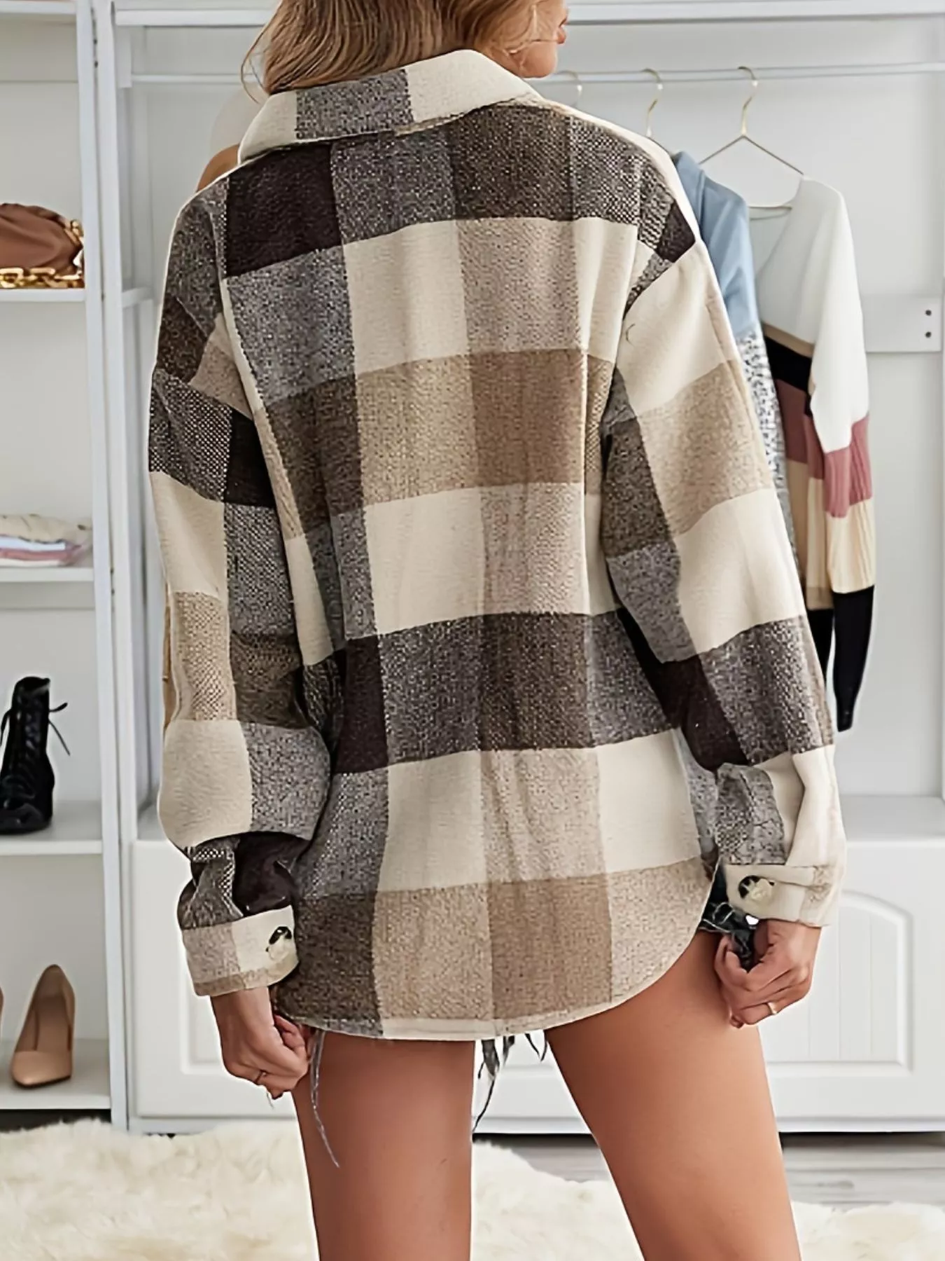 Plaid Button-Down Shirt - Image 5