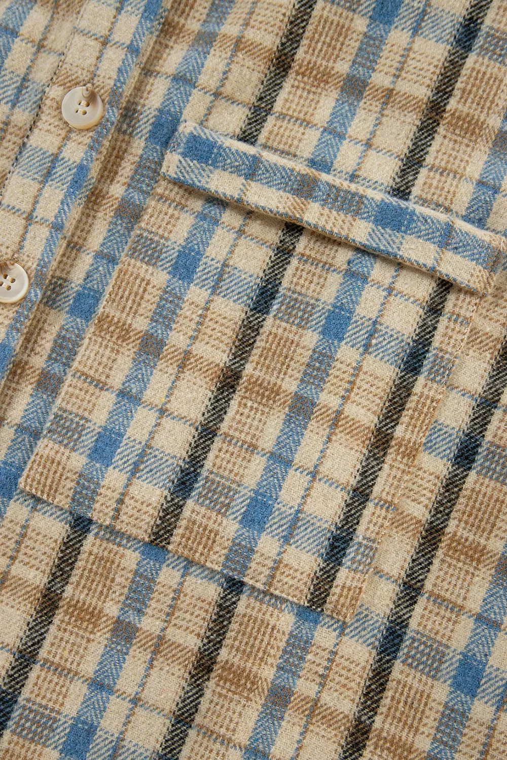 Plaid Drawstring Hooded Flannel Jacket - Image 10