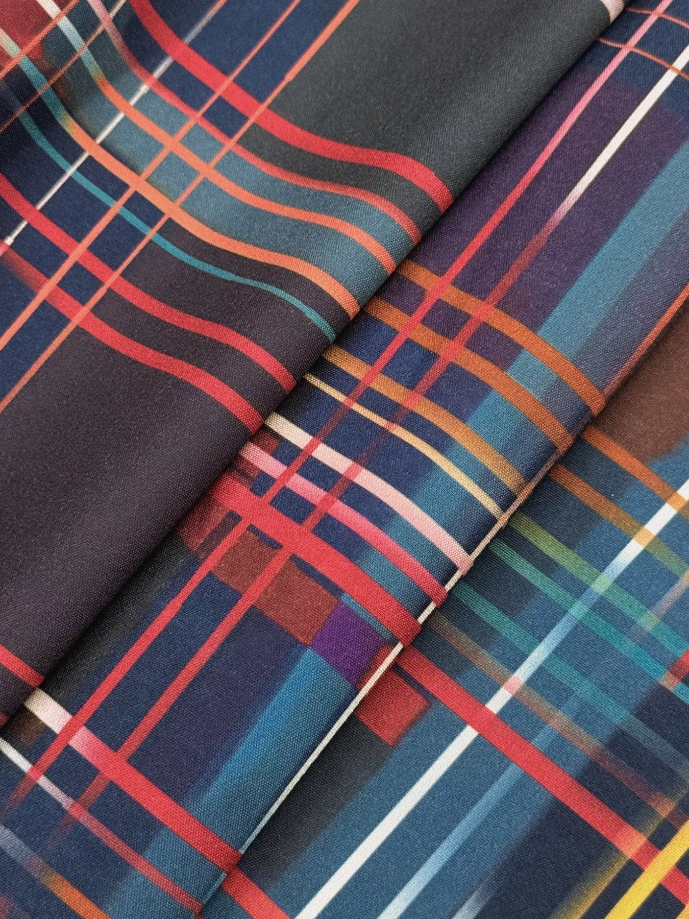 Plaid Long Sleeve Shirt Dress - Image 6