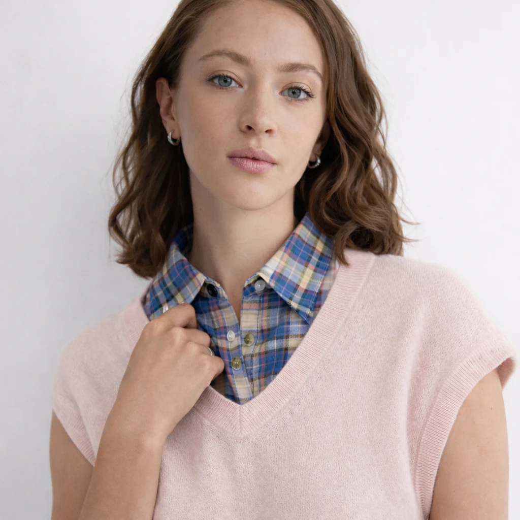 Plaid Western Collar - Image 5