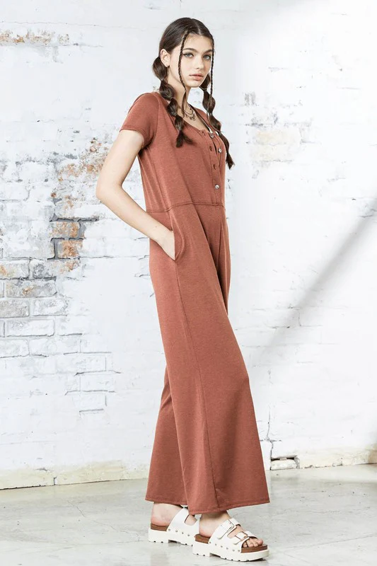 Plus Comfort Button-up front closure Jumpsuit - Image 14