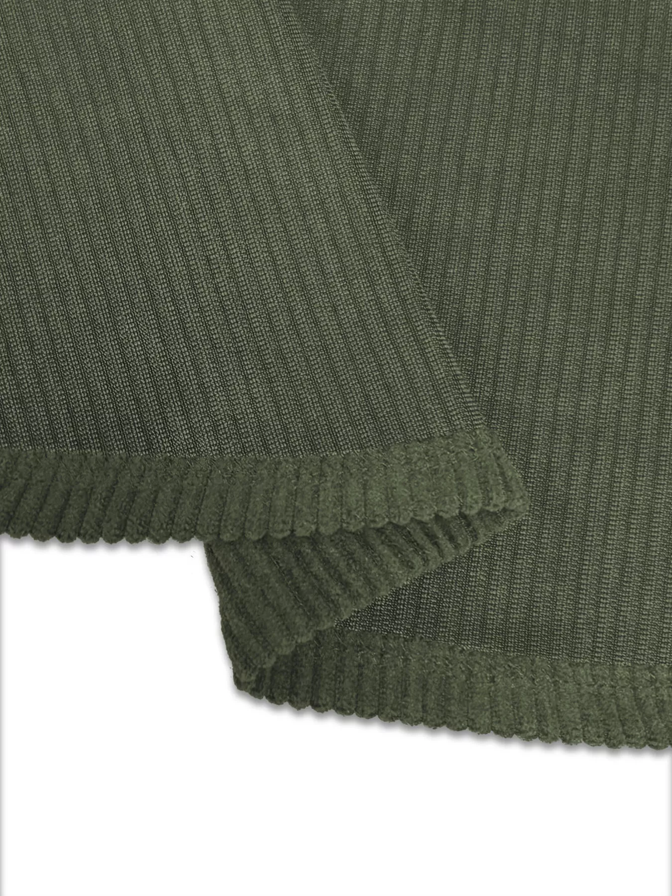 Plus Size Casual Corduroy Button-Down Hooded Jacket - Image 10