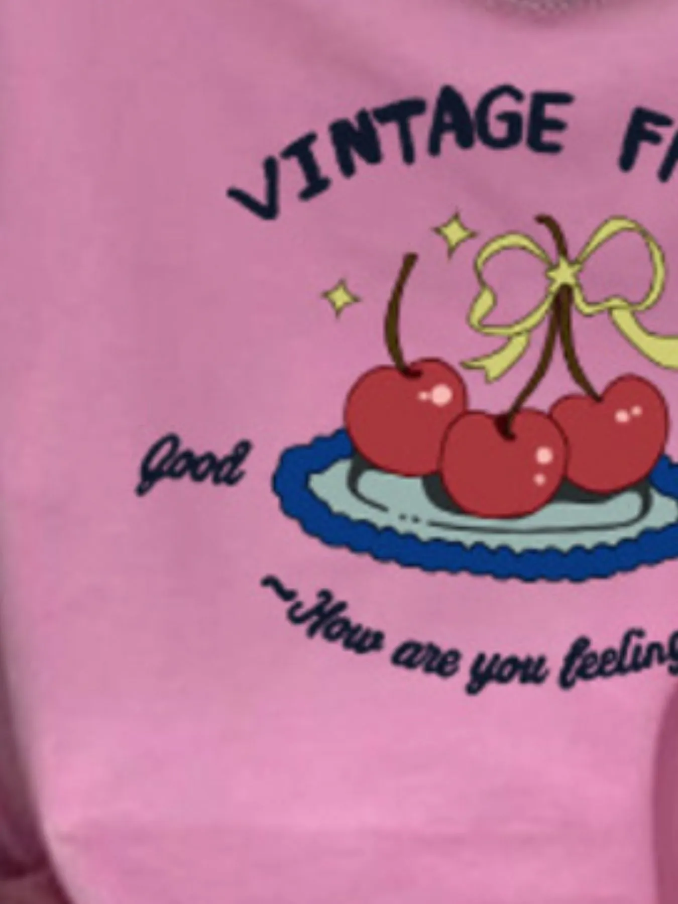 Plus Size Fruit Graphic Round Neck T-Shirt - Image 8