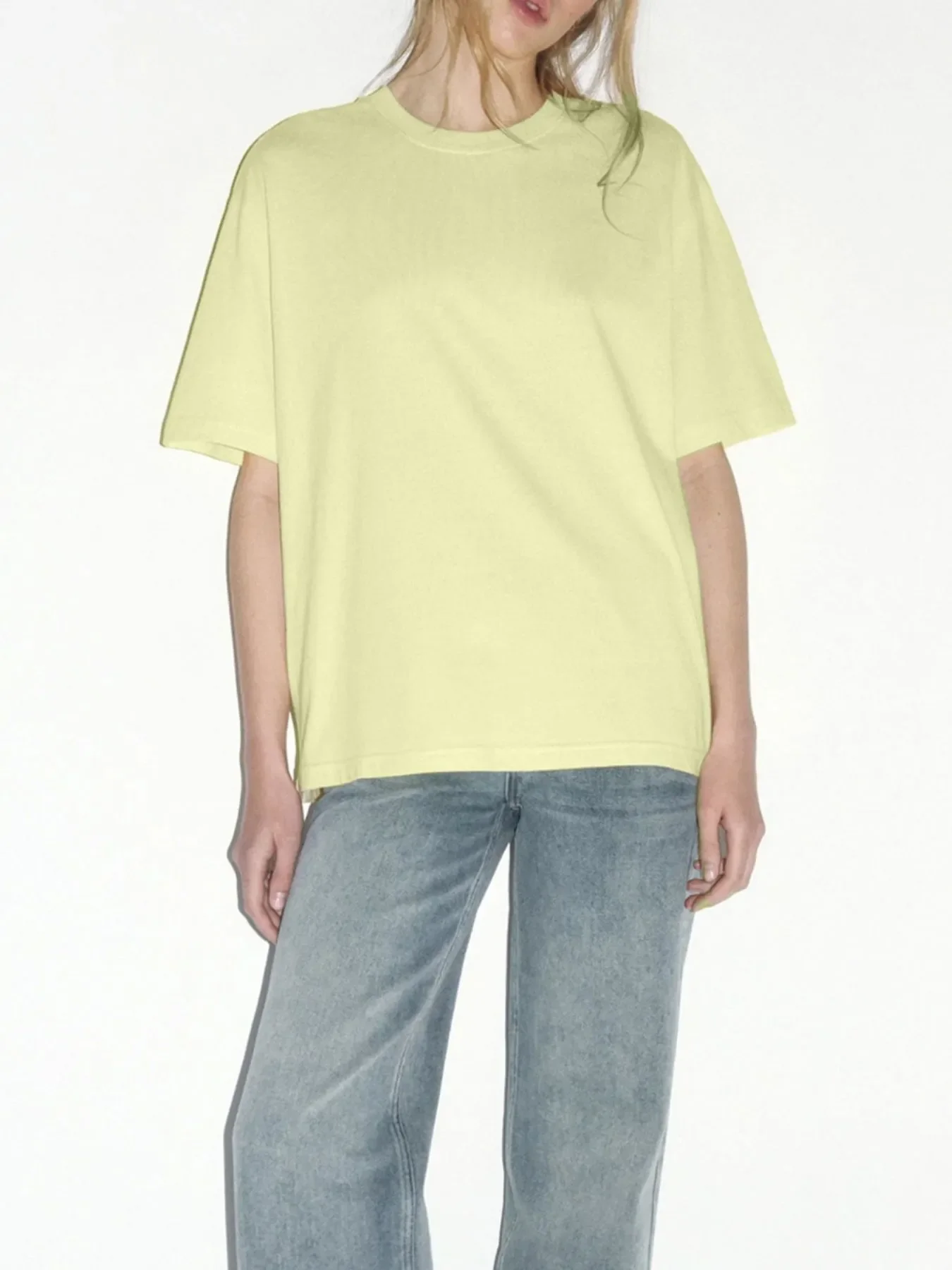 Plus Size Oversized Round Neck Short Sleeve T-Shirt - Image 2