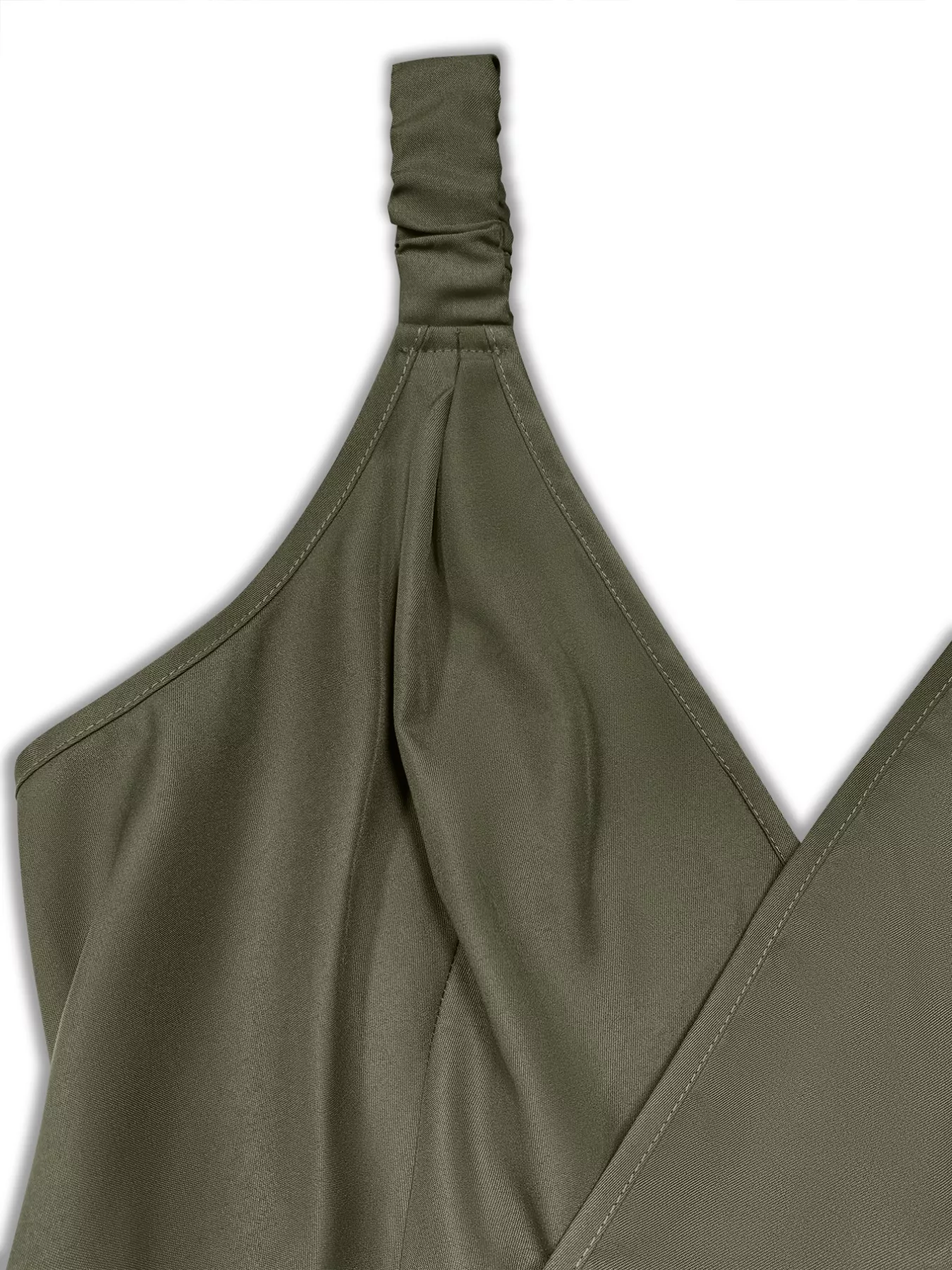 Plus Size Smocked Wide Leg Jumpsuit - Image 9