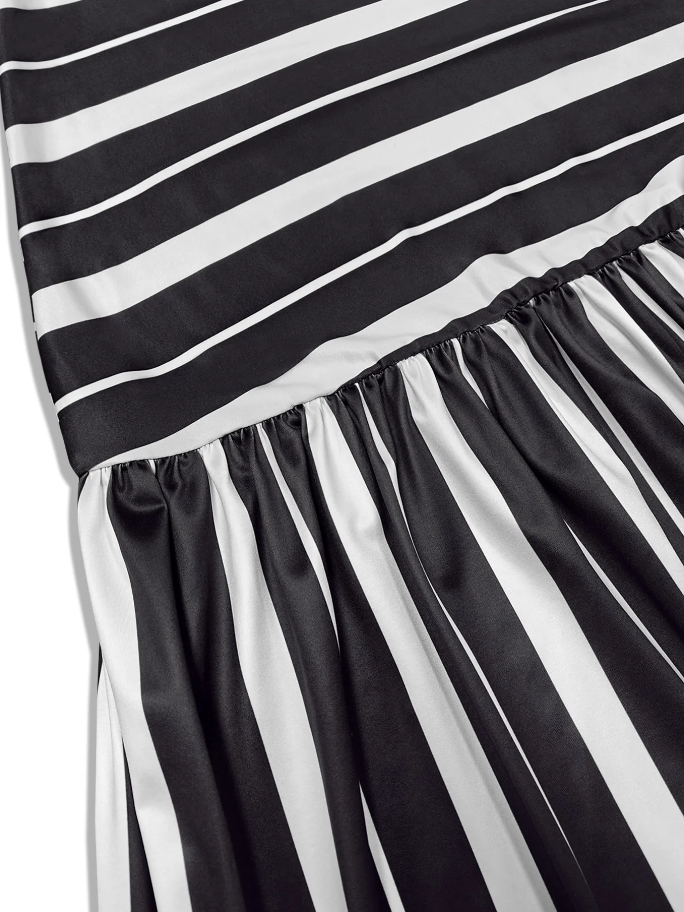 Plus Size Striped Spaghetti Strap Maxi Dress - Image 6