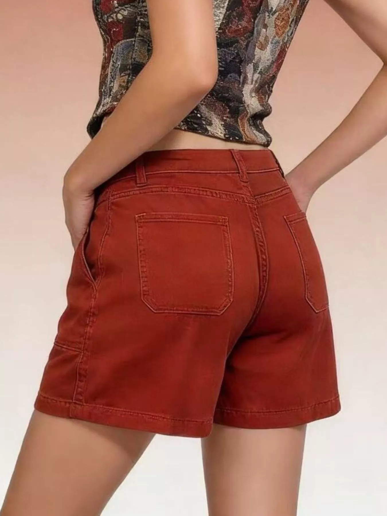 Pocketed Denim Shorts - Image 18