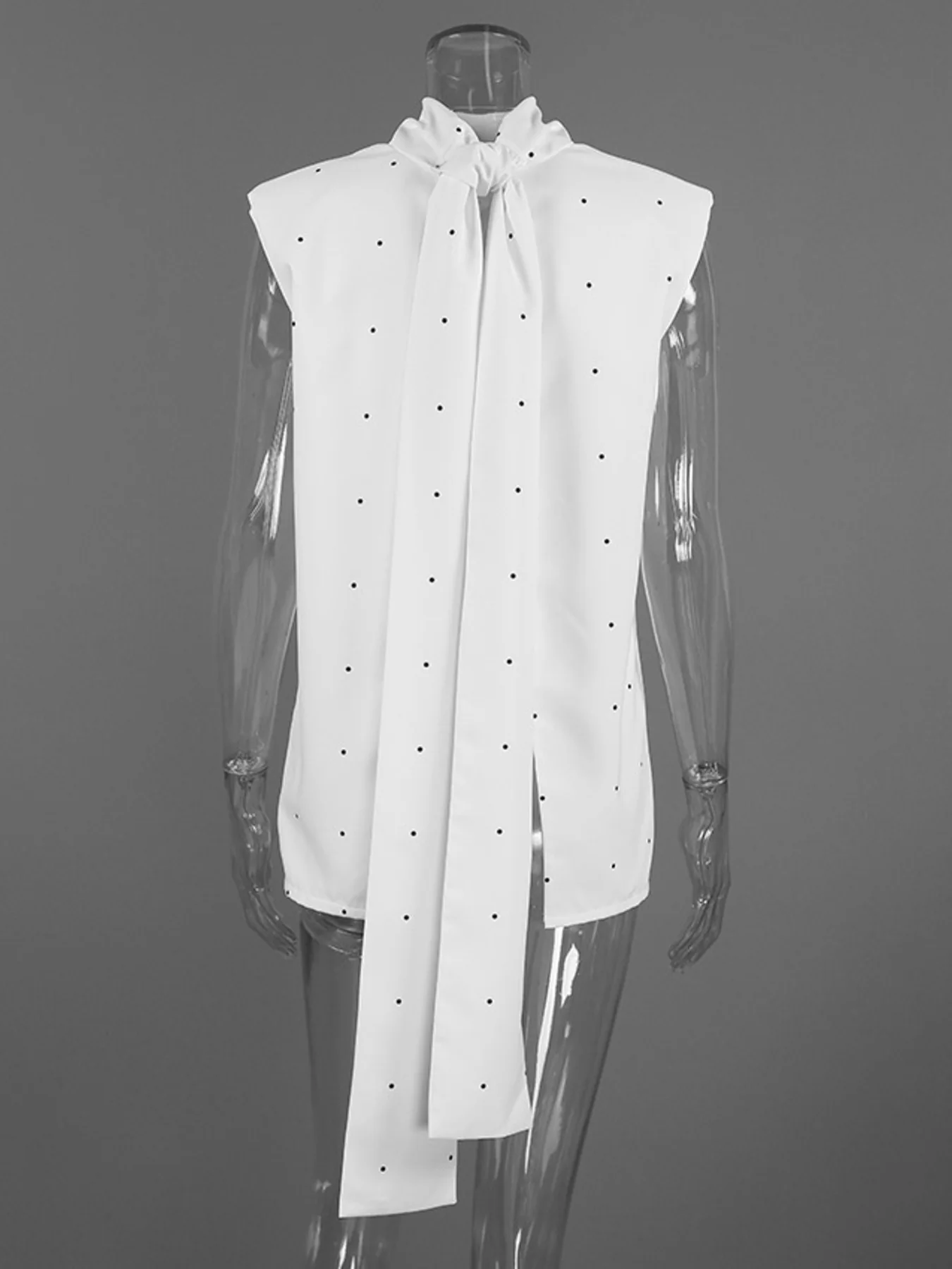 Polka Dot High Neck Tank - Image 9